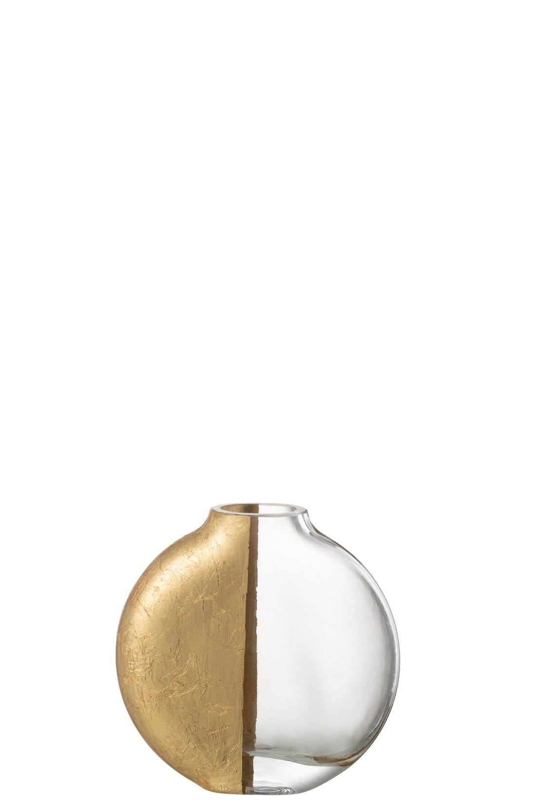 Vaas Loa Glas Transparant/Goud Klein