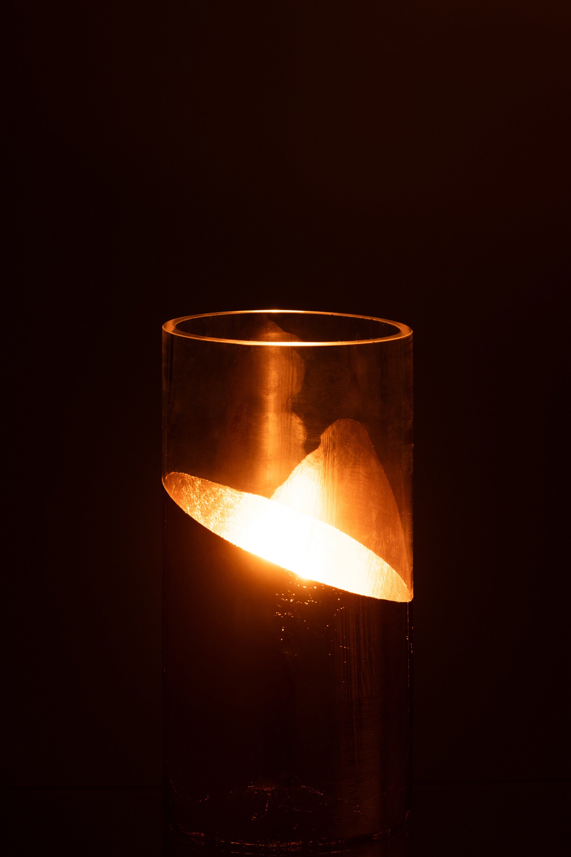 Orkaan Moa Glas Transparant/Goud Klein