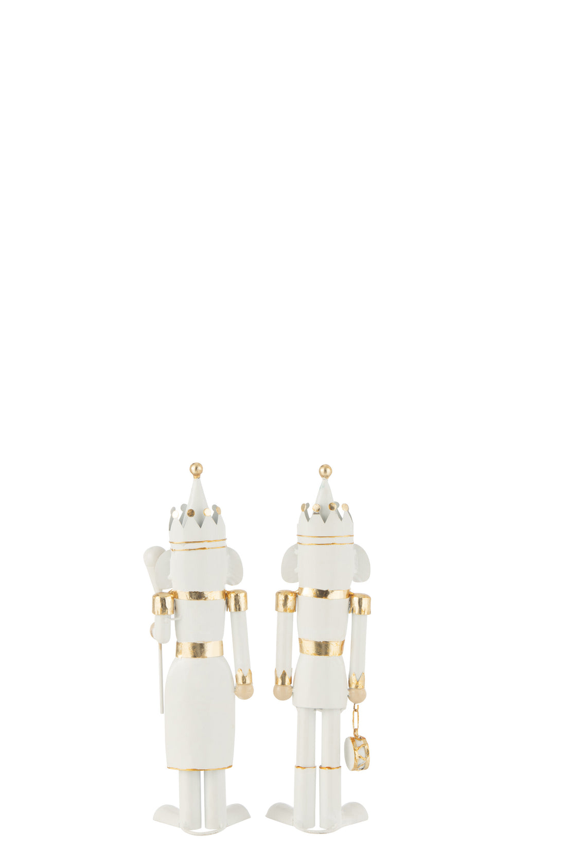 Notenkraker IJzer Goud/Wit Klein Assortiment Van 2