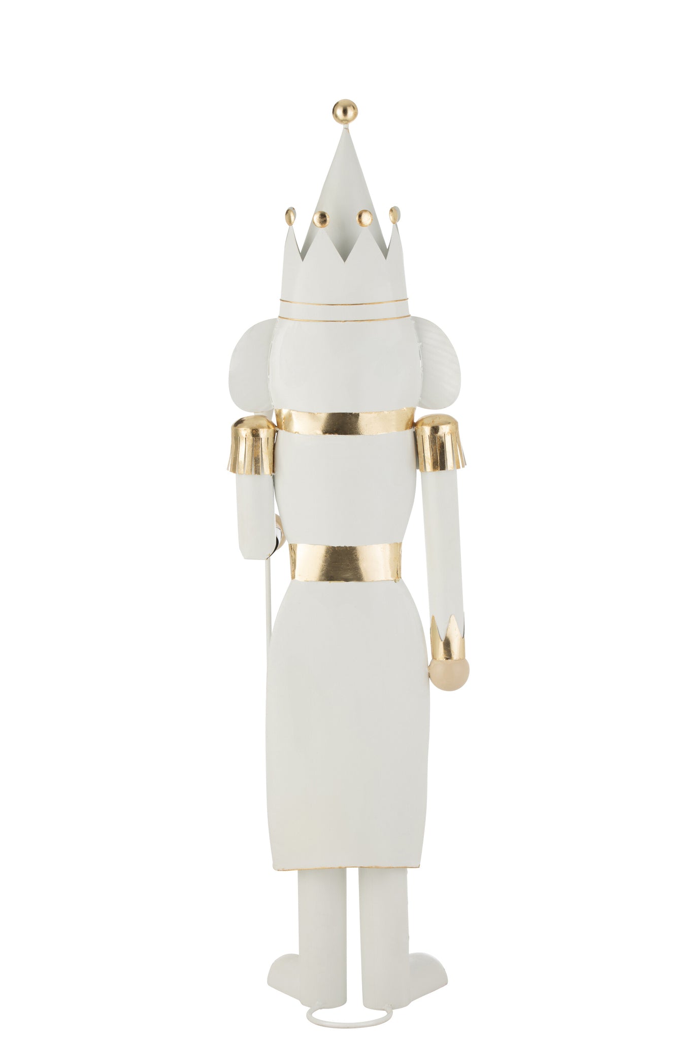 Notenkraker IJzer Goud/Wit Groot
