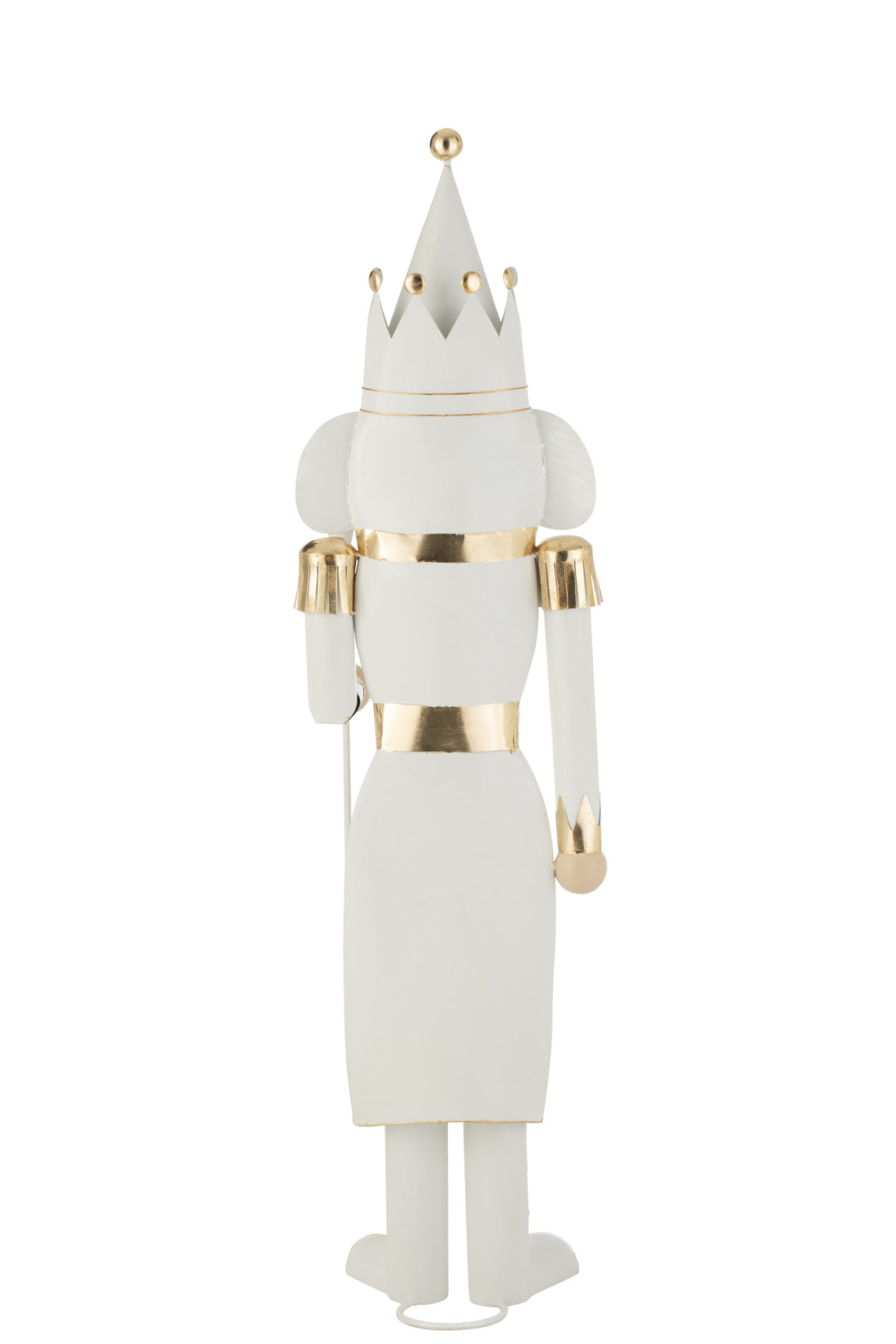 Notenkraker IJzer Goud/Wit Groot