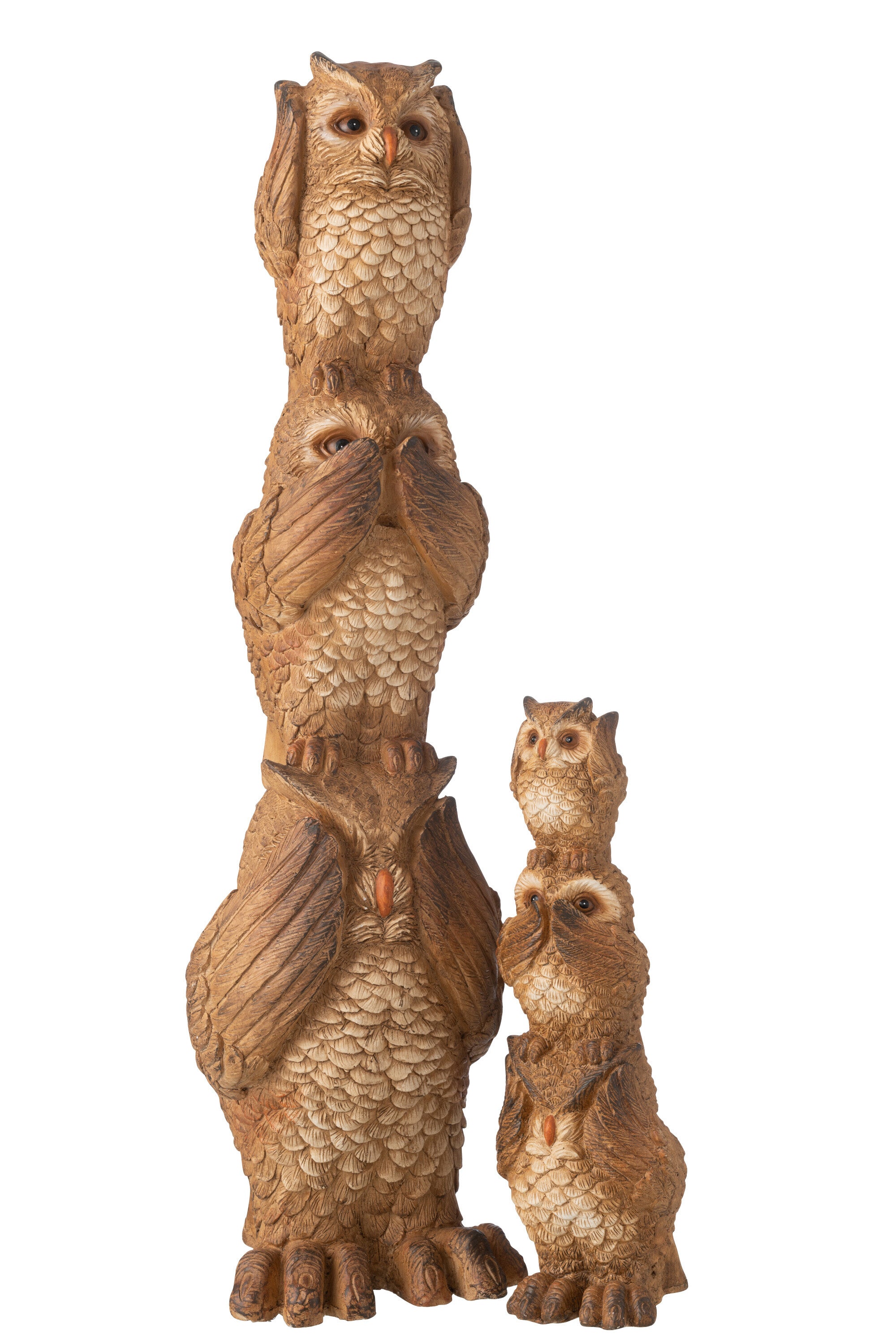 Uilen Op Schouders Magnesium Bruin Groot