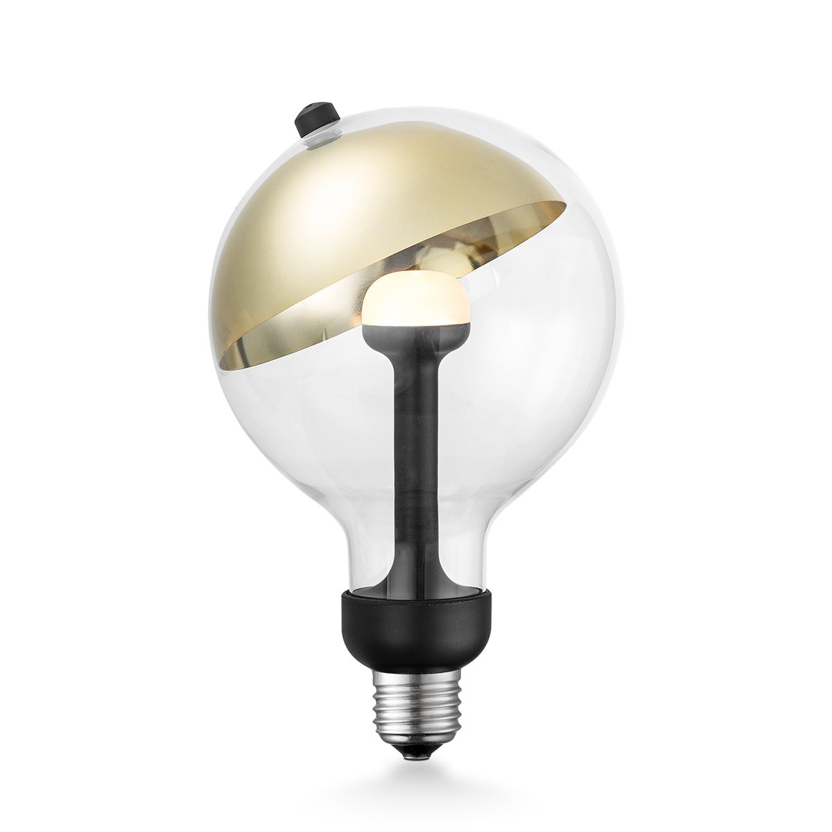 dimbare LED lamp Sphere goud G120 E27 5W 400Lm
