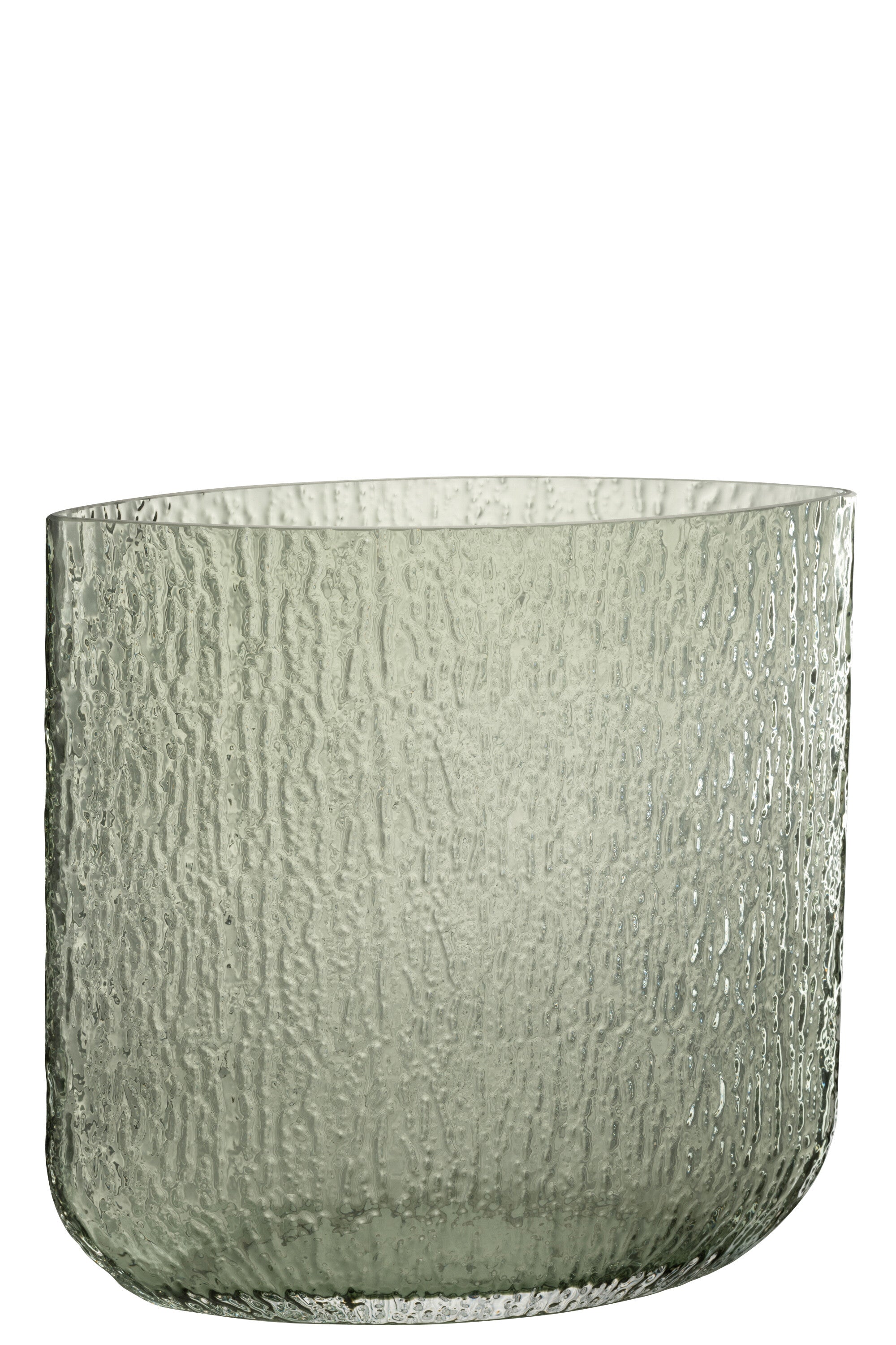 Vaas Mila Breed Glas Groen