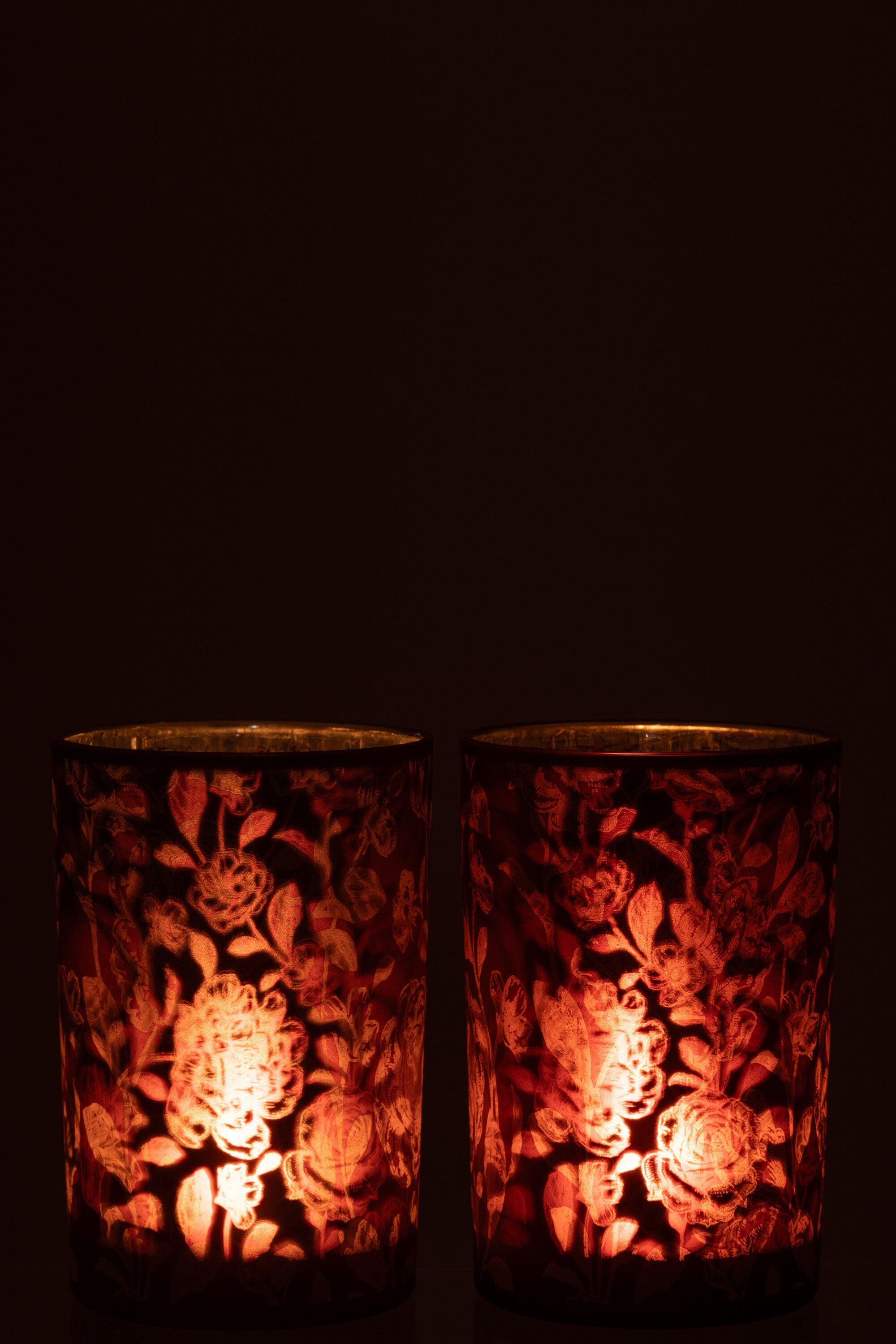 Orkaanbloemen Glasmat Paars Mix/Zilver Groot Assortiment Van 2