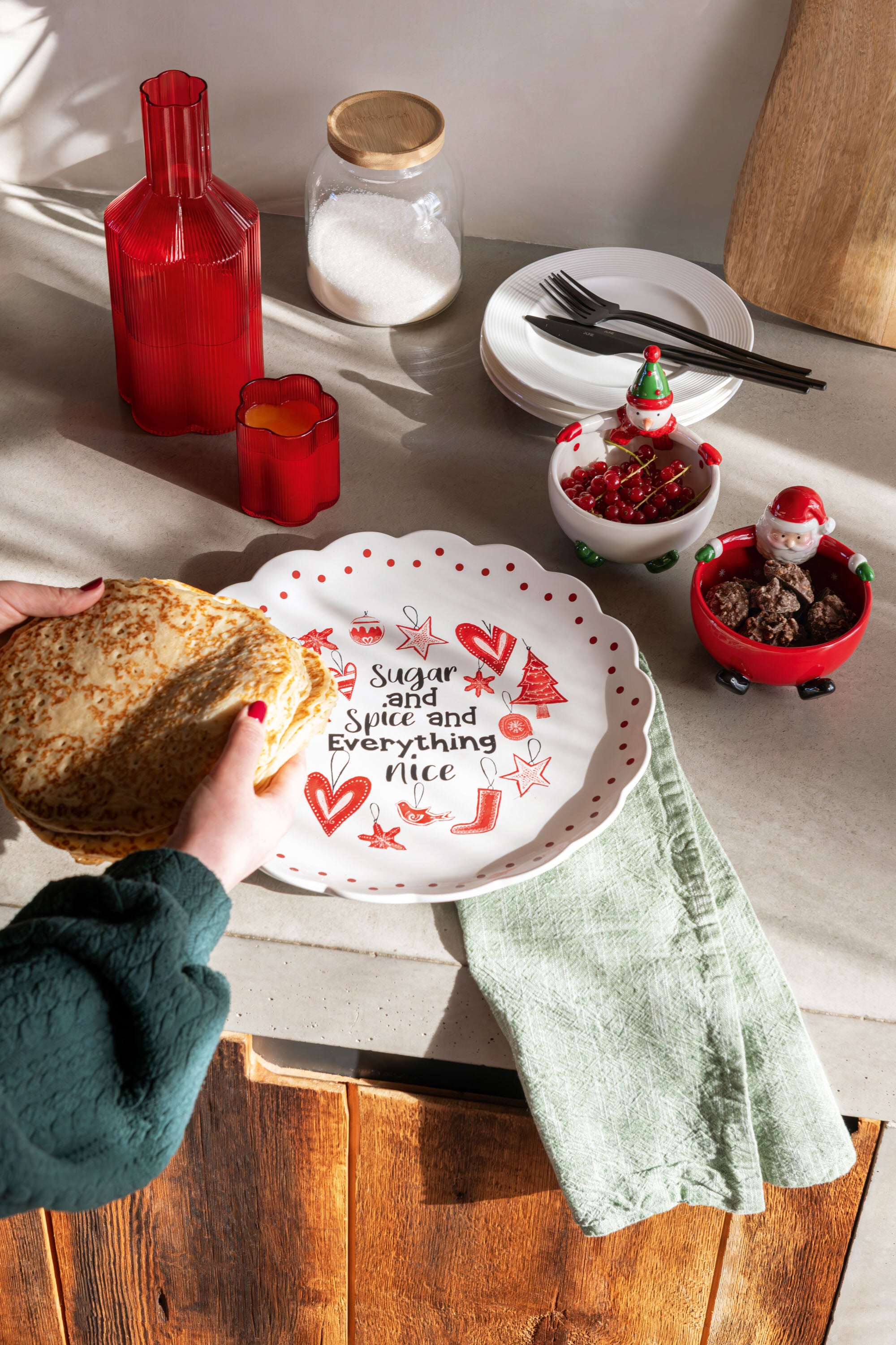 Karaf Fiore Glas Rood