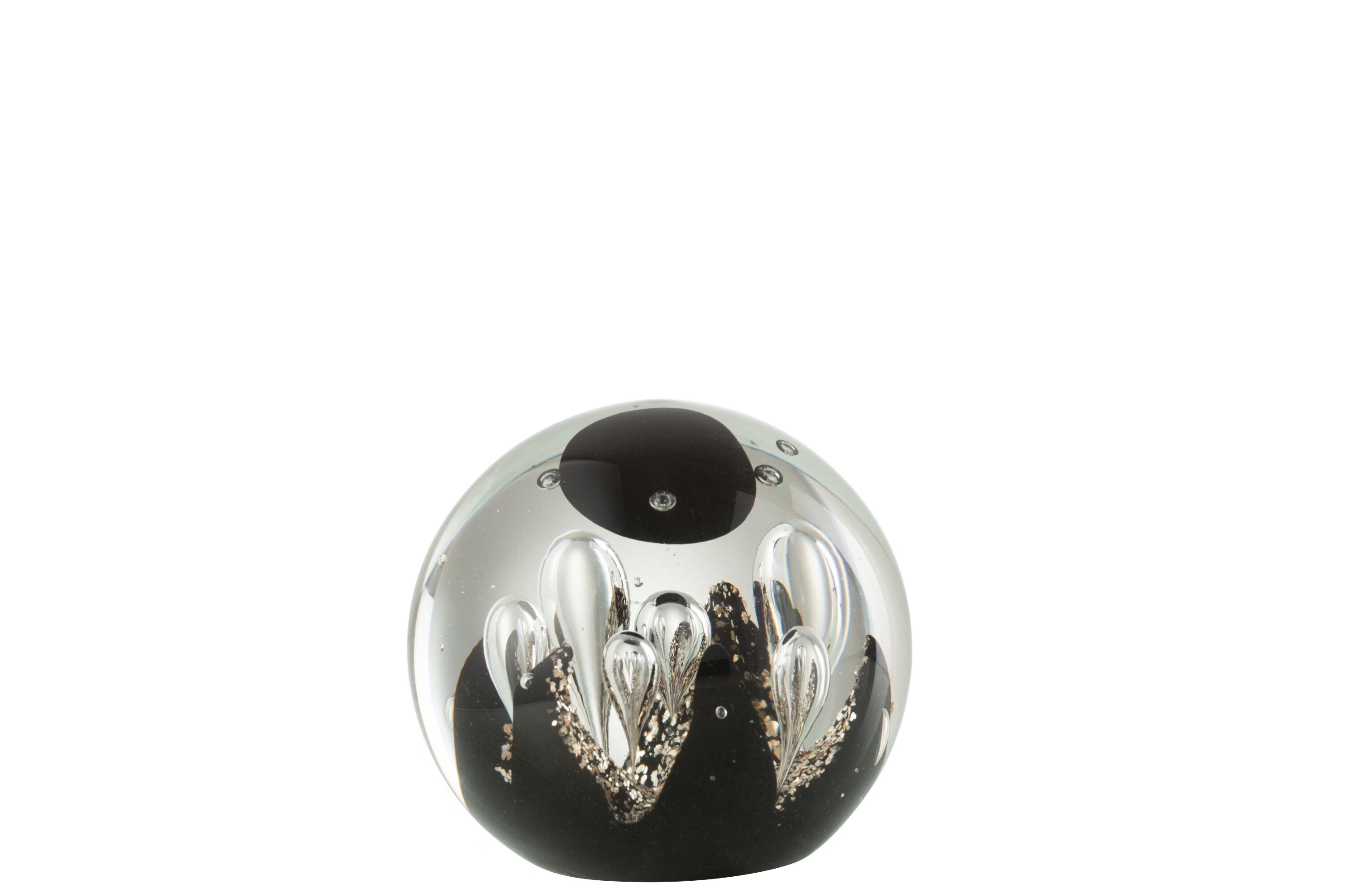 Papiergewicht Magic Glass Goud/Zwart Medium