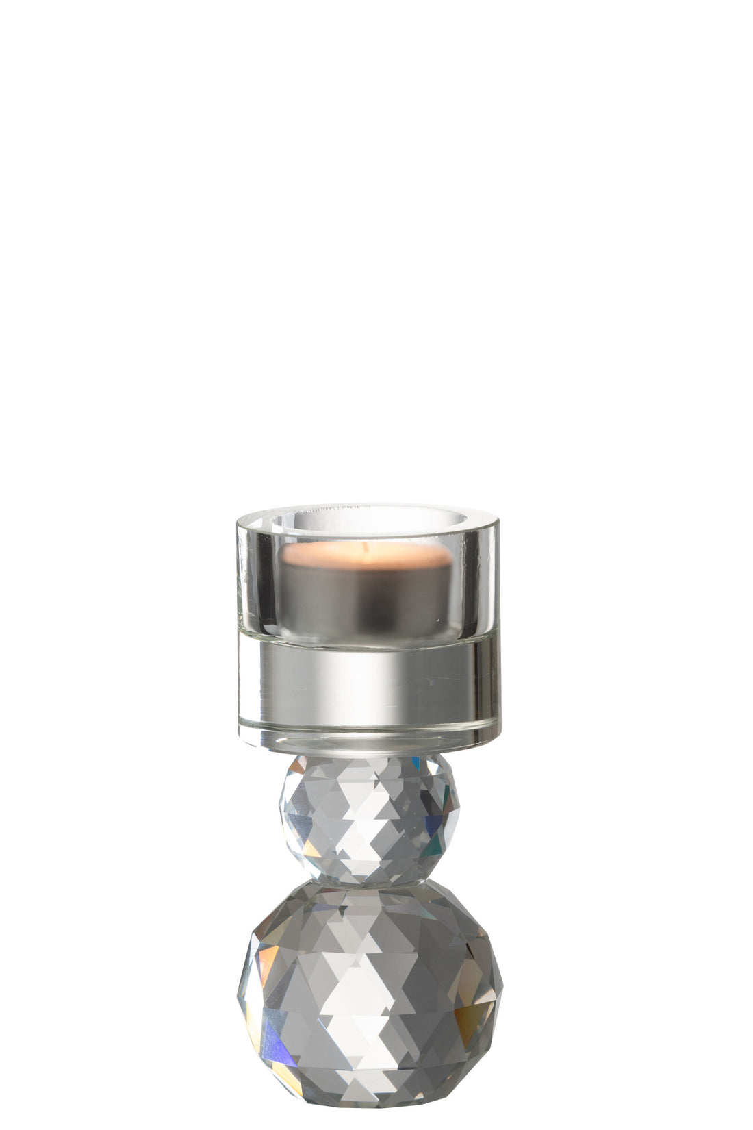 Kaarsenhouder Kristalglas Transparant