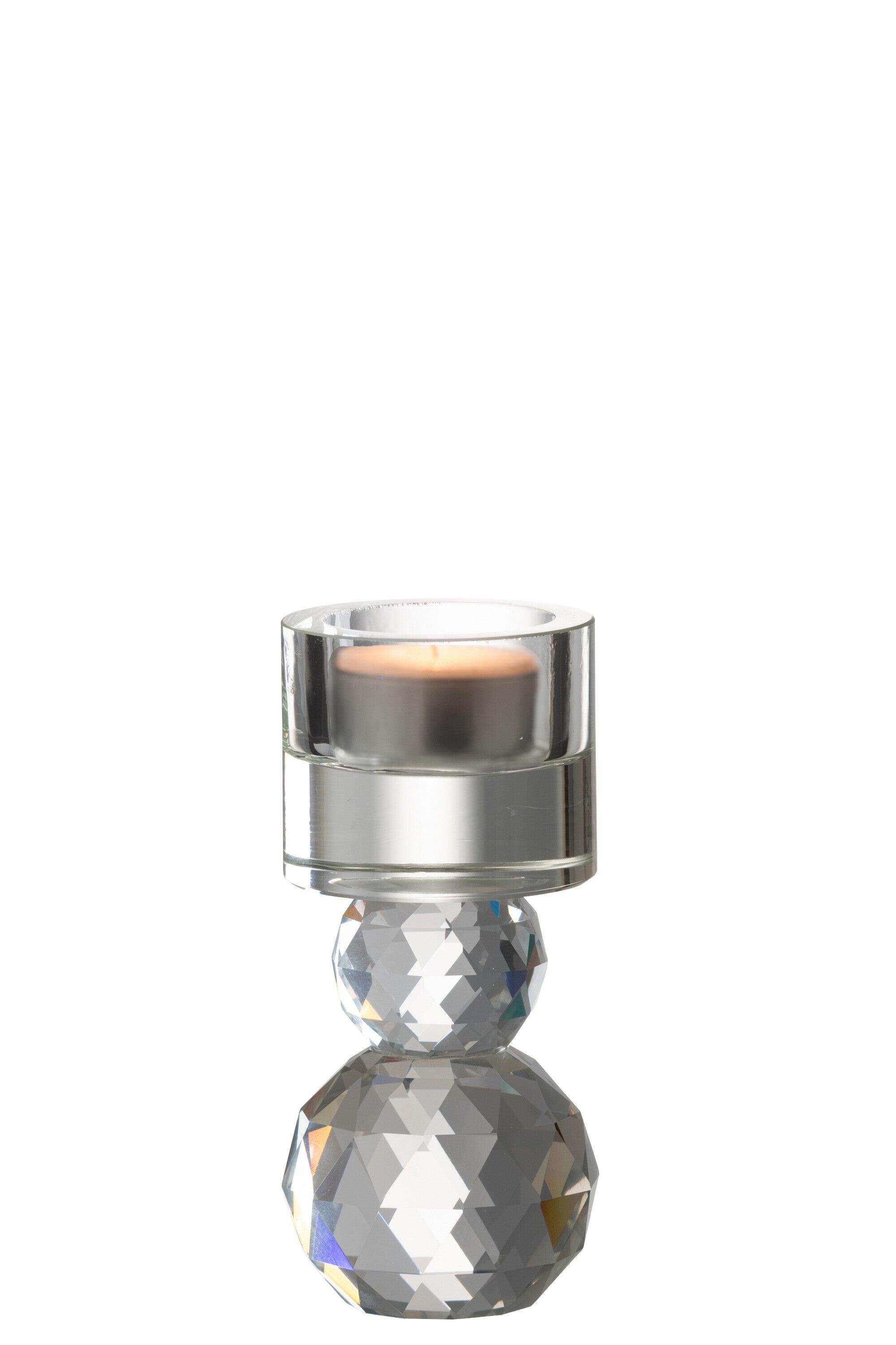 Kaarsenhouder Kristalglas Transparant