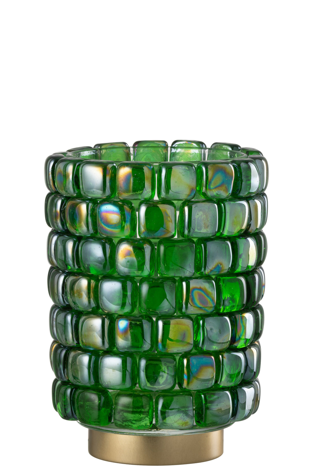 Orkaan Vierkante Mozaïekglas Groen Groot