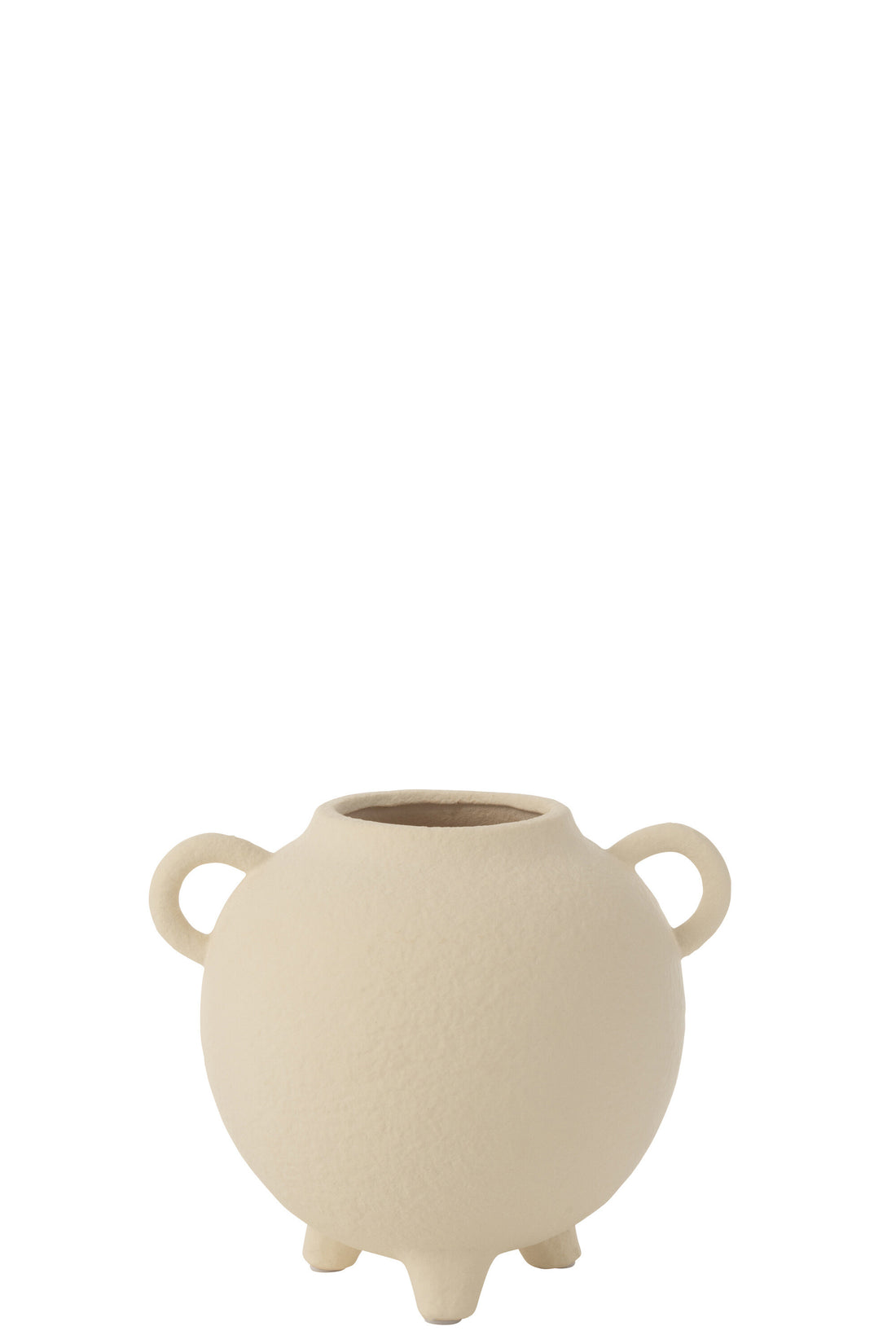 Vaas Kan Ronde Steengoed Beige