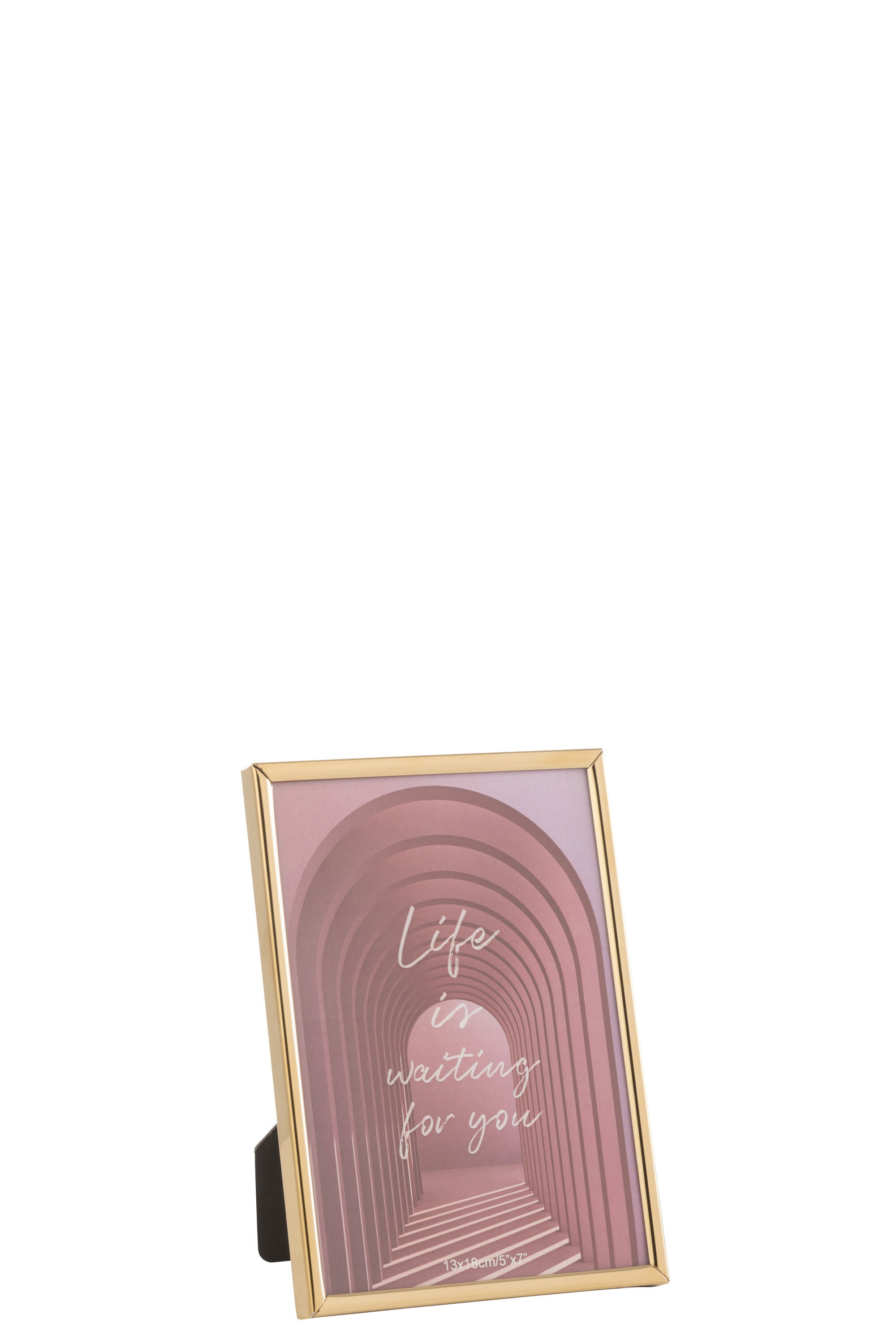 Fotolijst Tracy Staal Glanzend Goud Medium