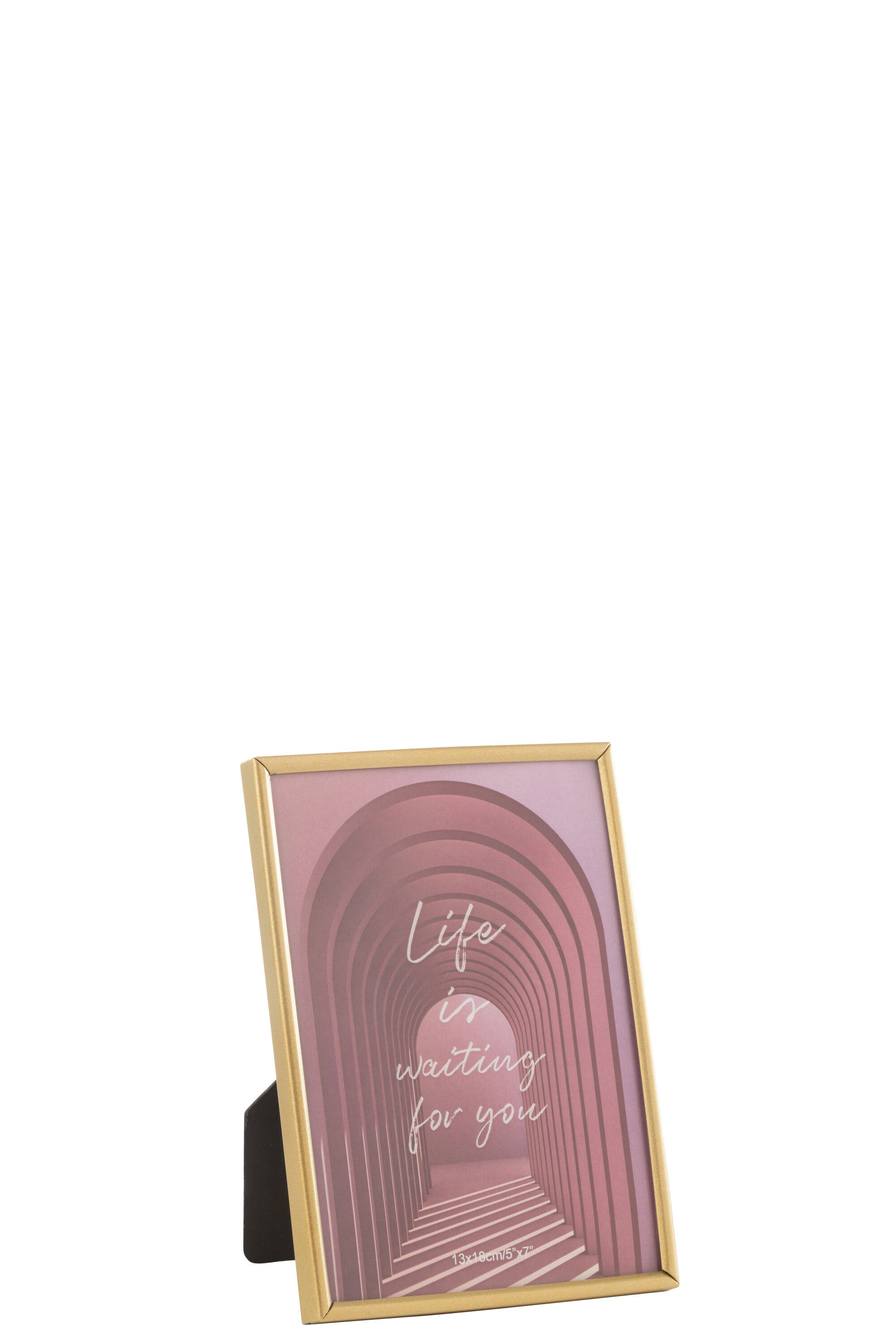 Fotolijst Tracy Staal Mat Goud Medium