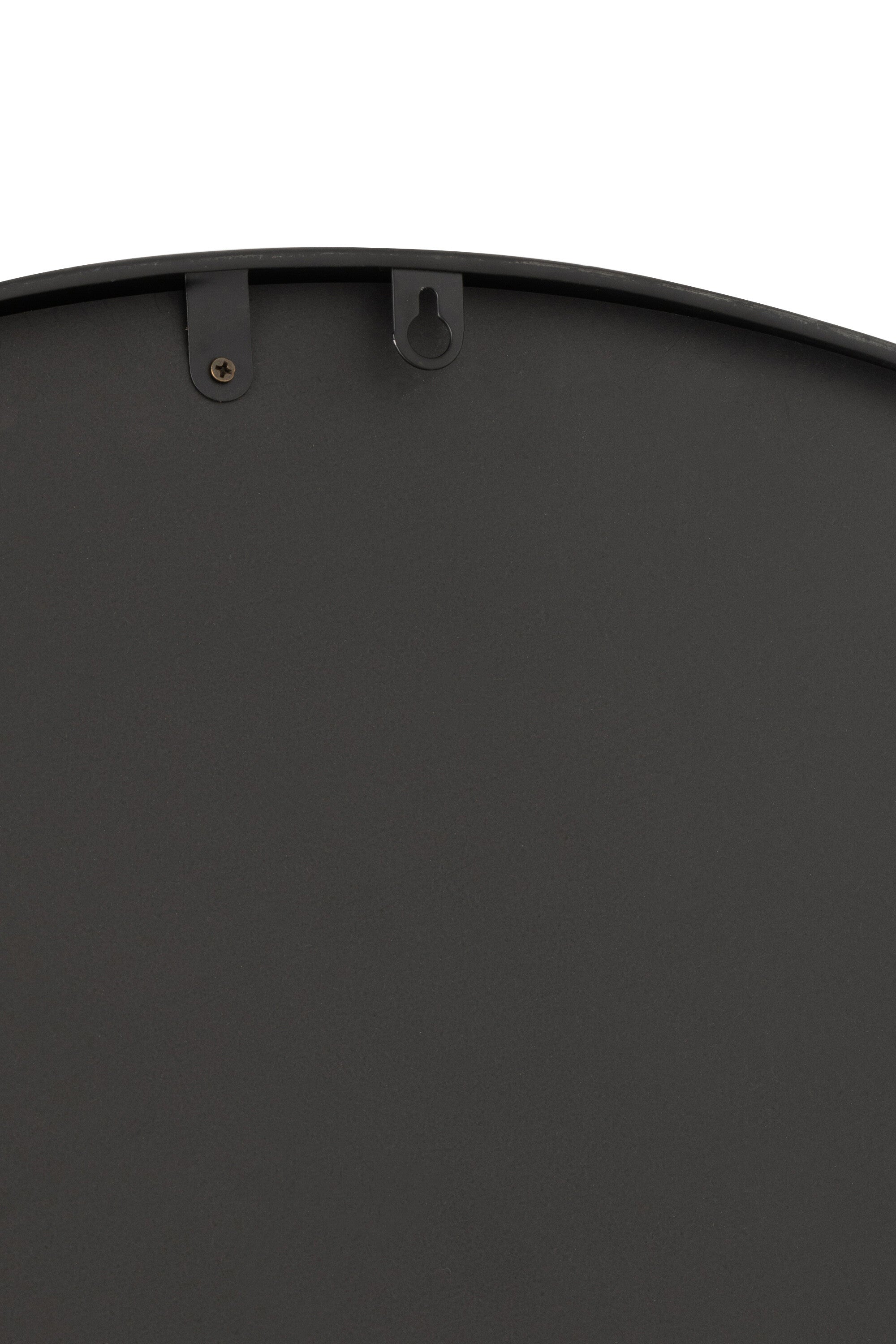 Klok+Spiegel Wereldkaart Mdf Zwart