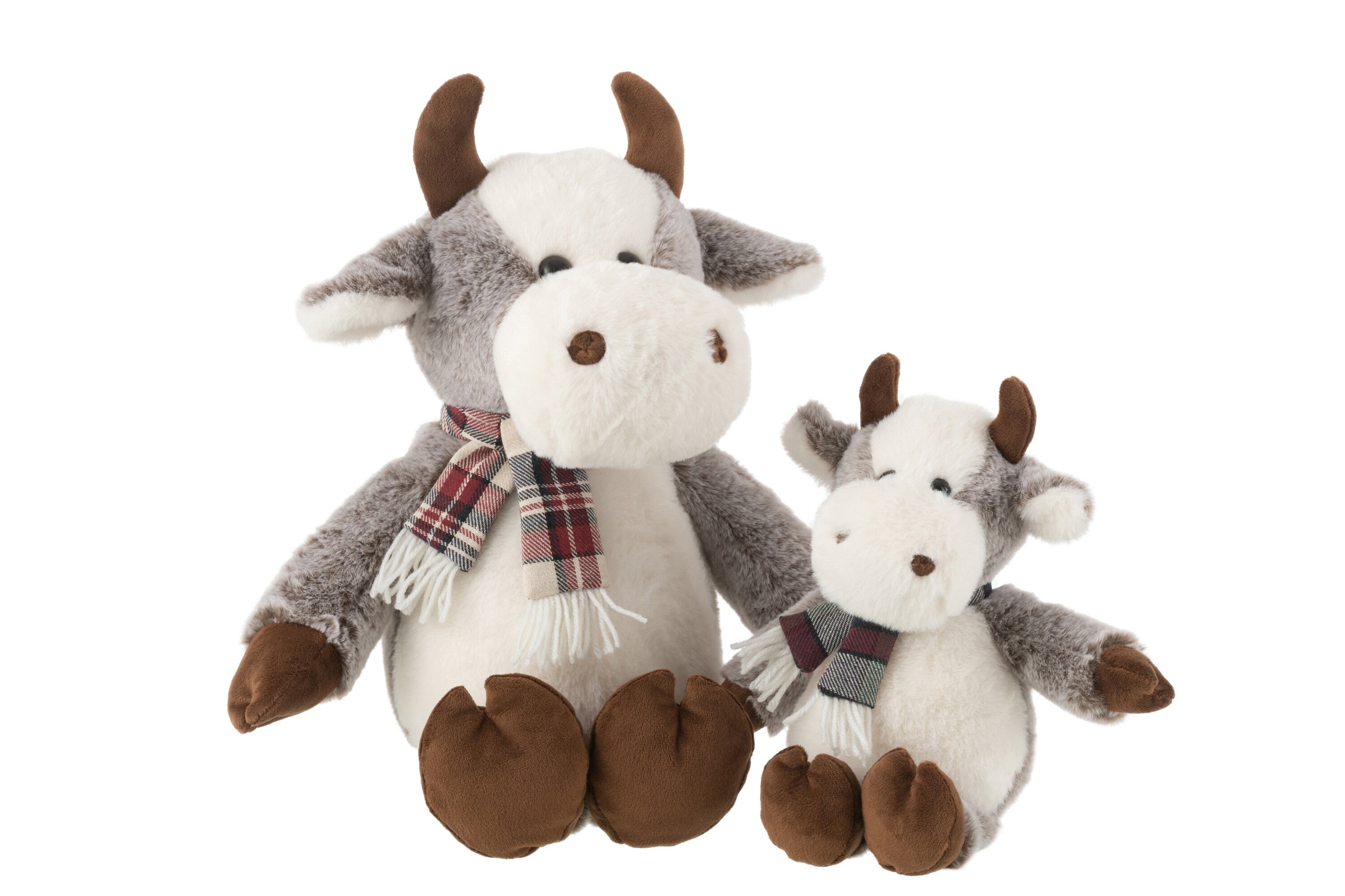 Koe+sjaal Pluche Polyester Mix Groot