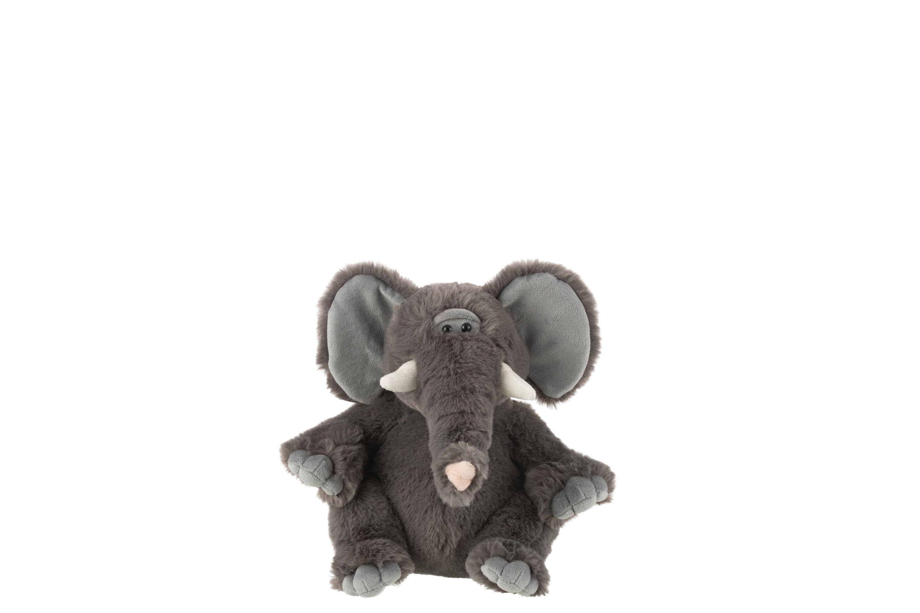 Olifant Pluche Polyester Grijs Klein
