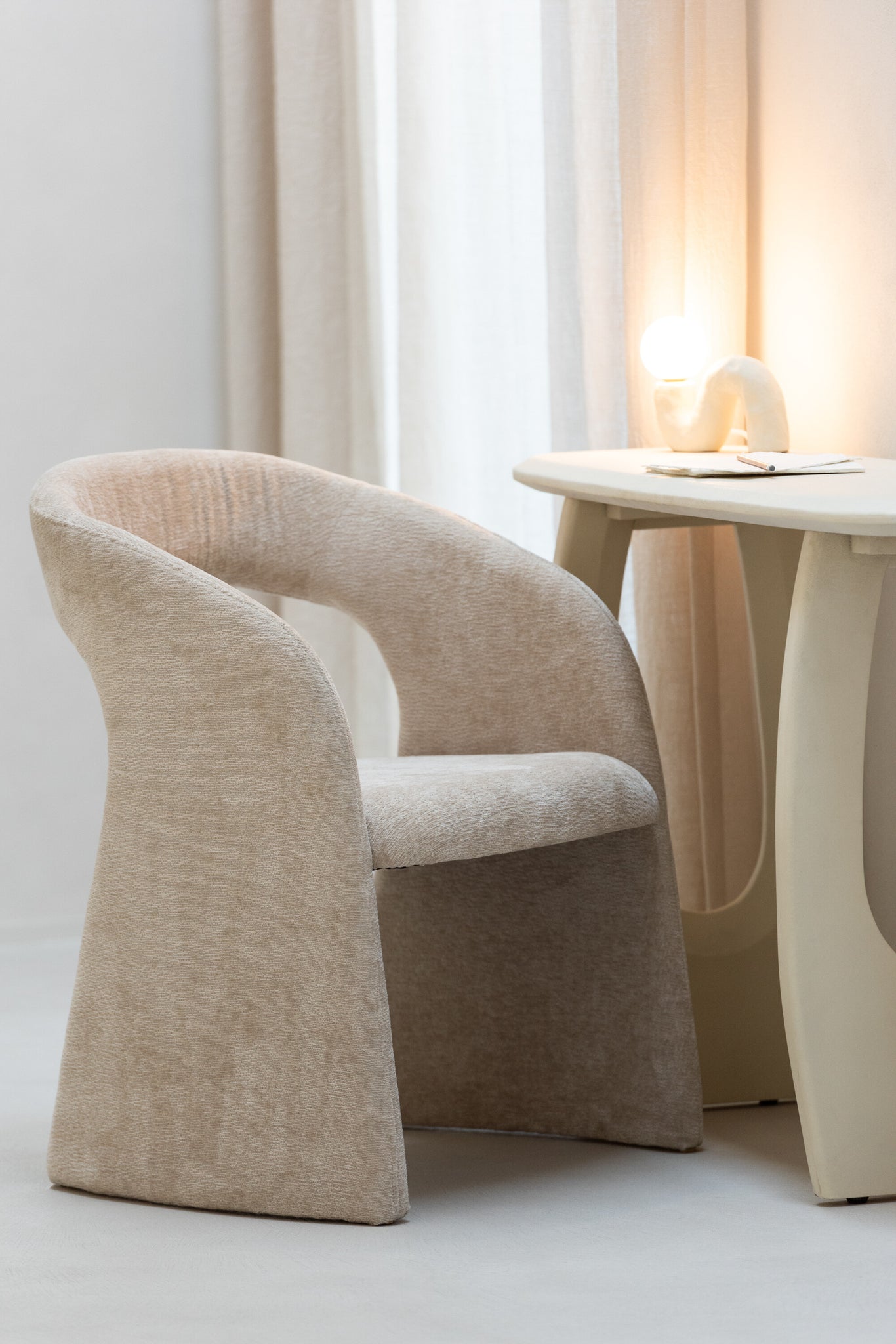 Anijsstoel Textiel Beige