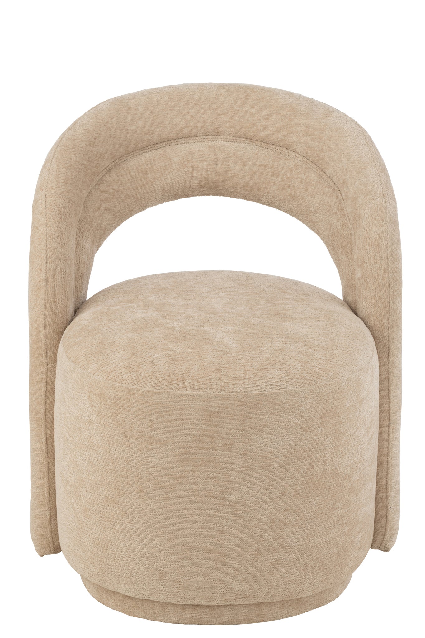 Bijzetstoel Textiel Beige