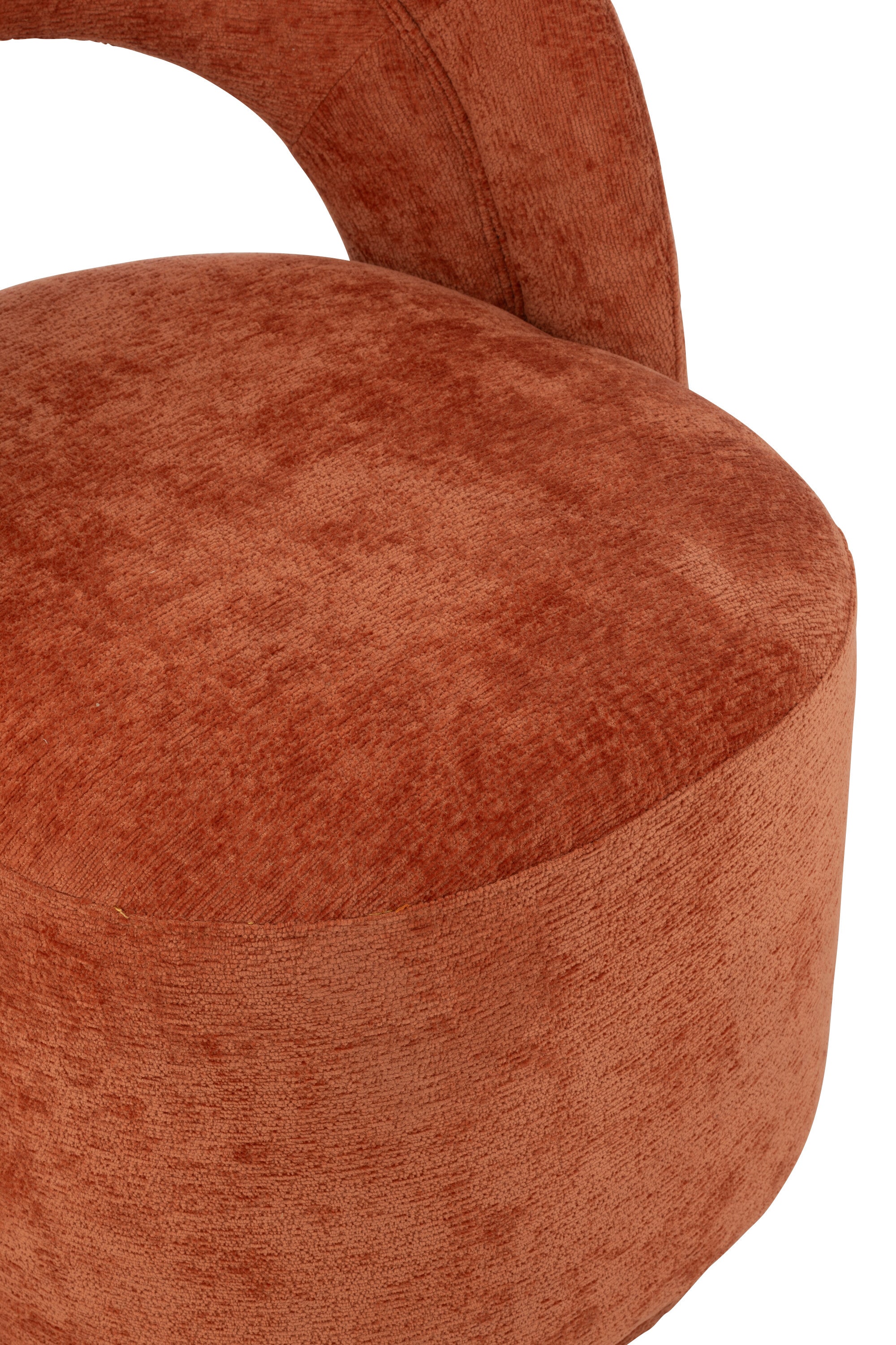 J-Line Accent Stoel Textiel Oranje Roest