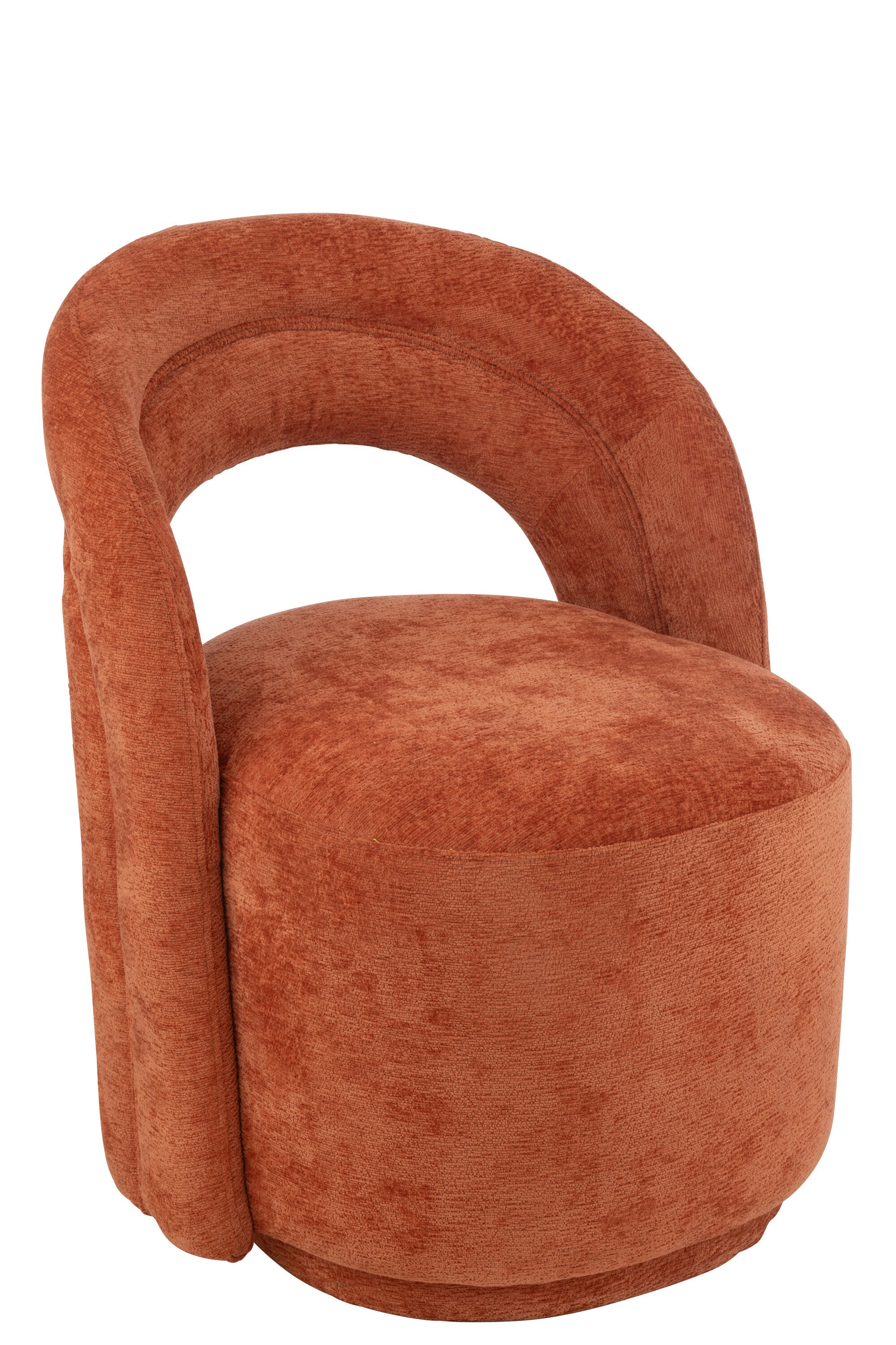 J-Line Accent Stoel Textiel Oranje Roest