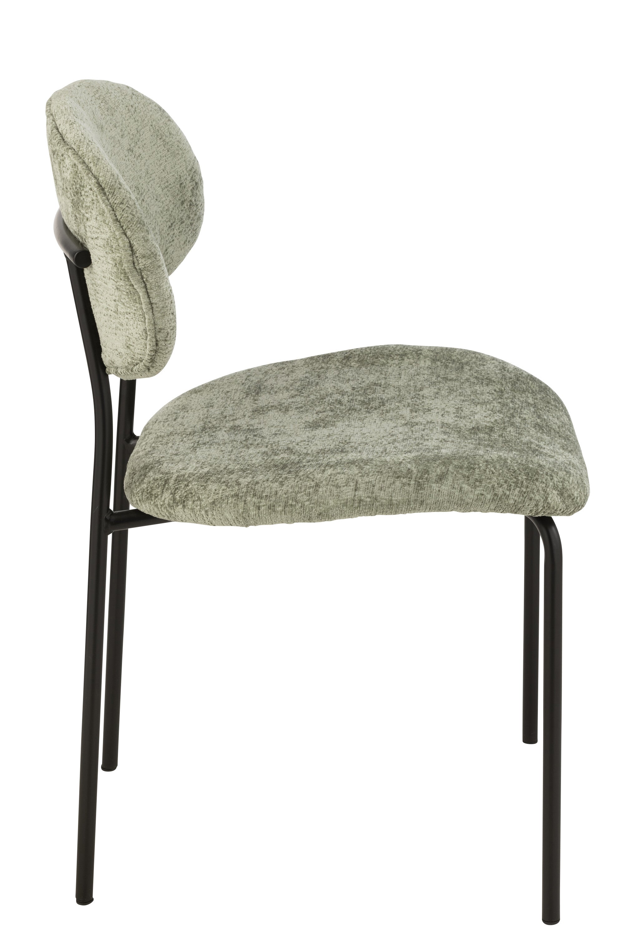 J-Line Eetstoel Textiel/Metaal Muntgroen