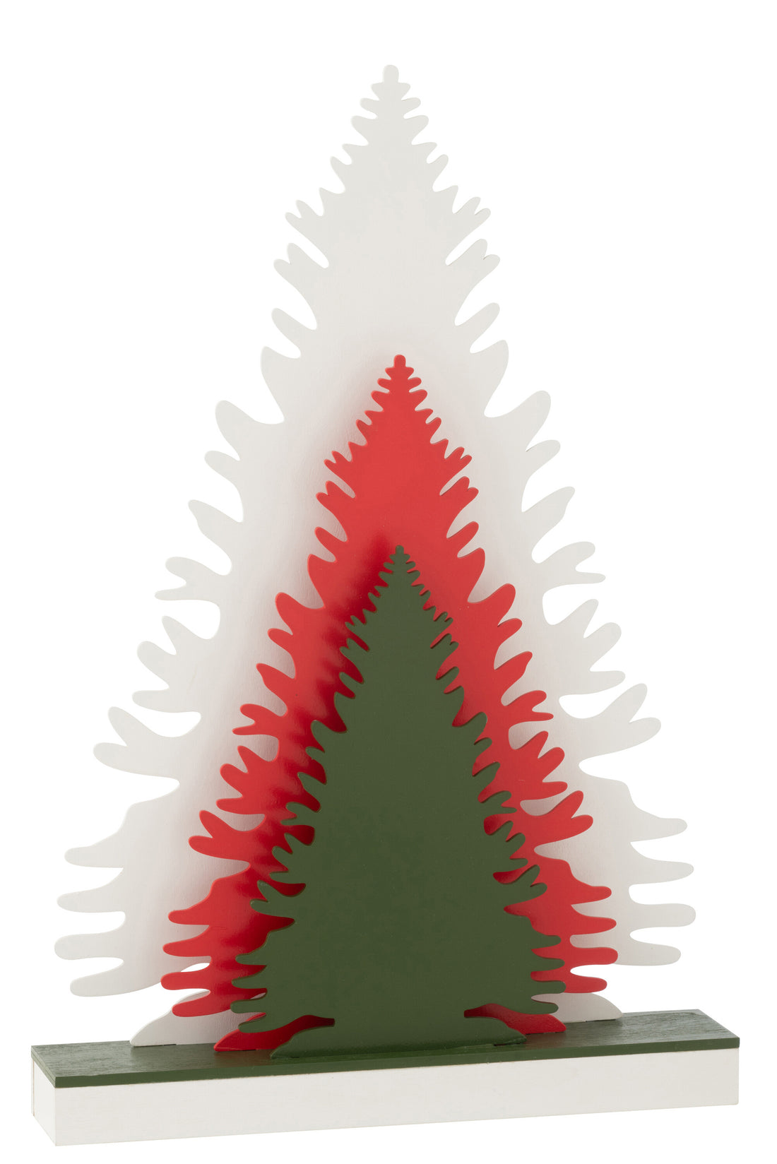 Deco Winter Led Bomen Hout Mix