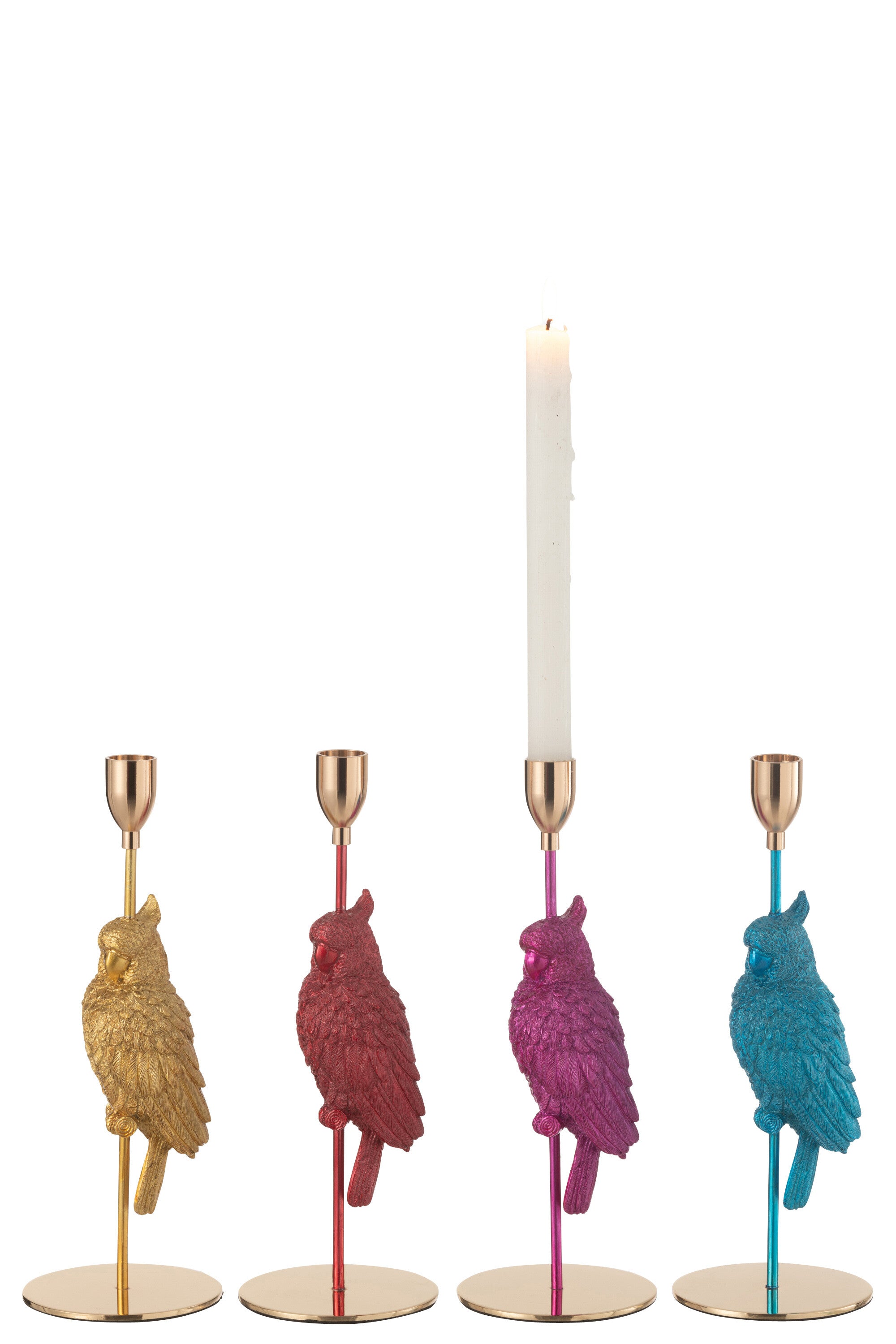 Kaarsenhouder Vogelhars Mix Assortiment Van 4