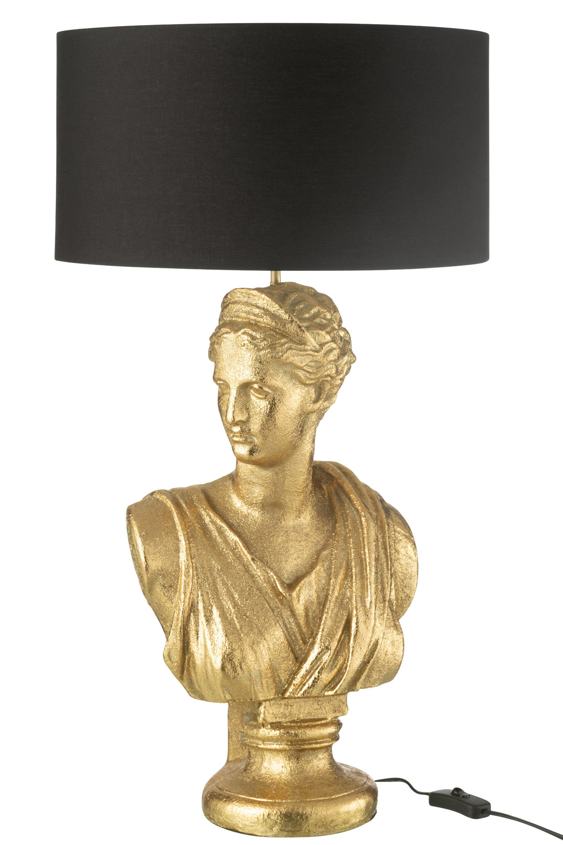 Lamp Dame Buste Hars Goud