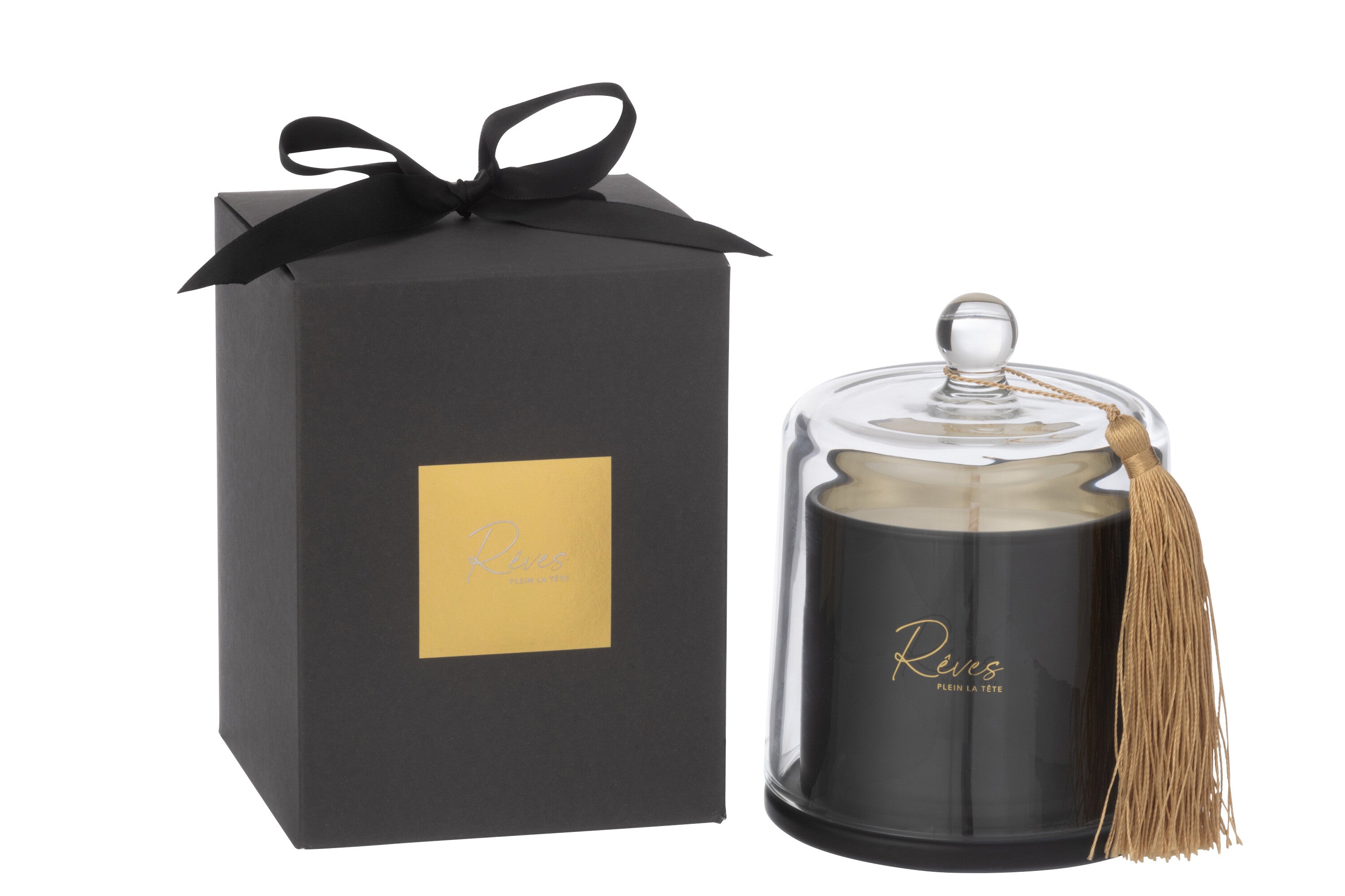Geurkaars Bell Reves Zwart Groot-65 uur