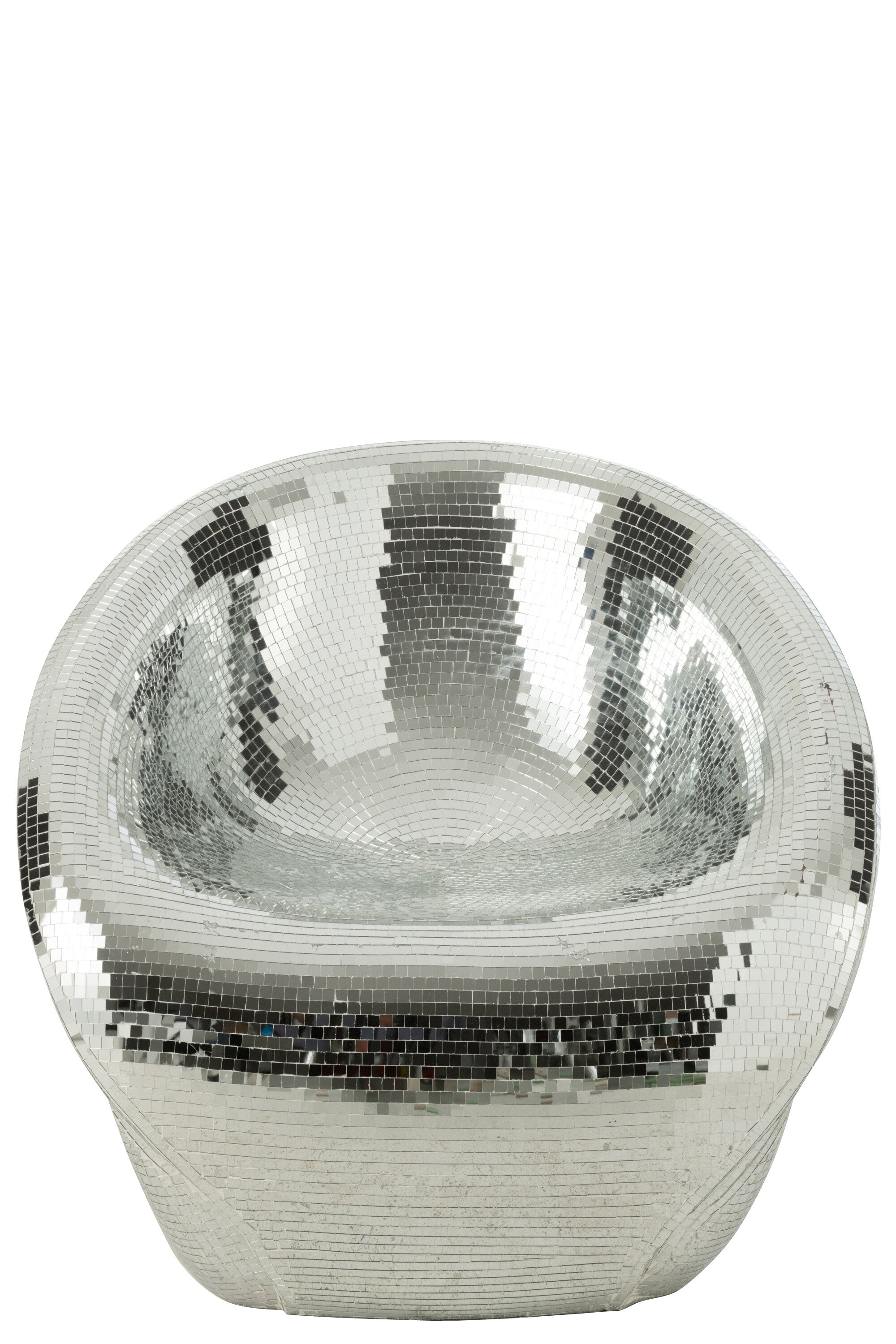 Stoel Spiegel Hars Zilver