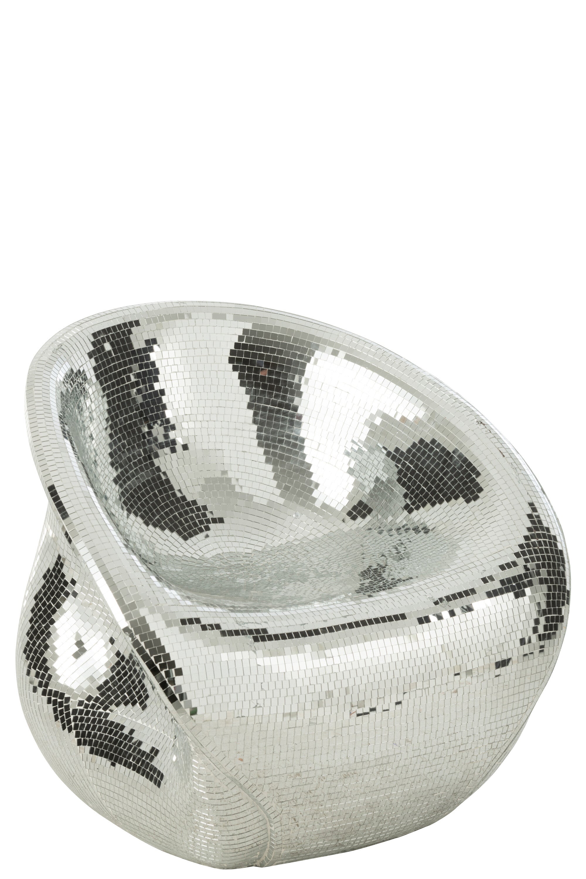 Stoel Spiegel Hars Zilver