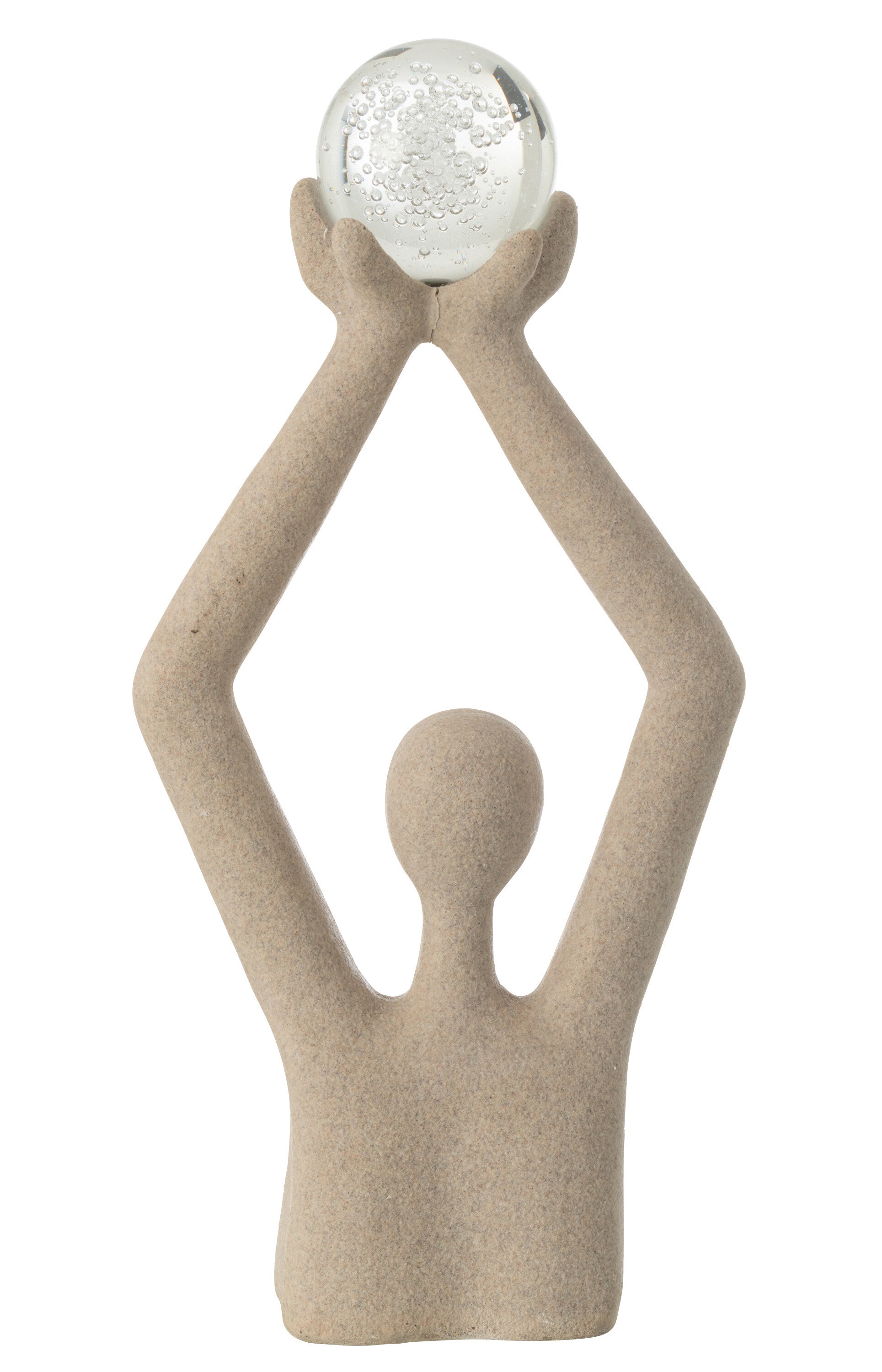 Buste Balhoofd Hars/Kristal Beige