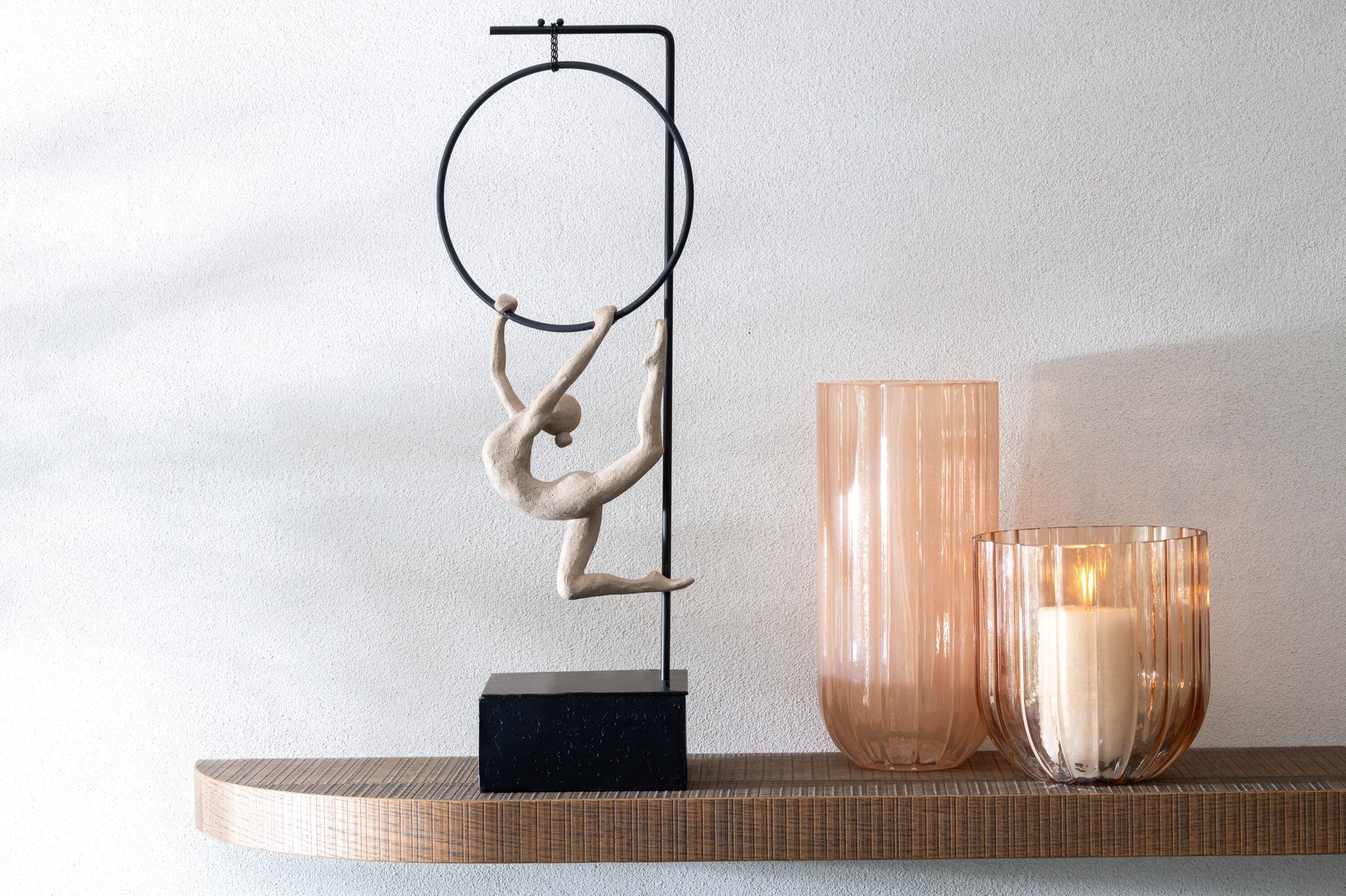 Gymnastiek Hoepel Alpha Hars Beige/Zwart