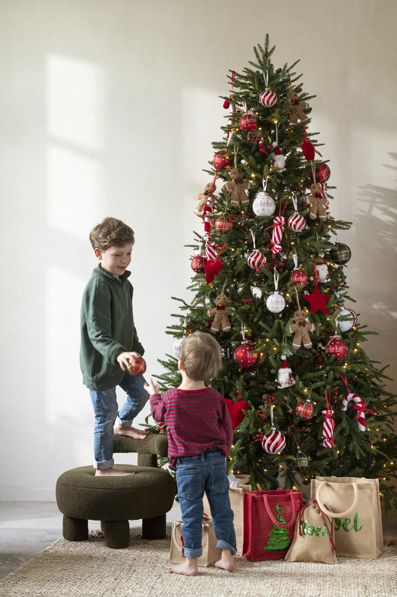 Kerstboom + Leds Extra Plastic Groen