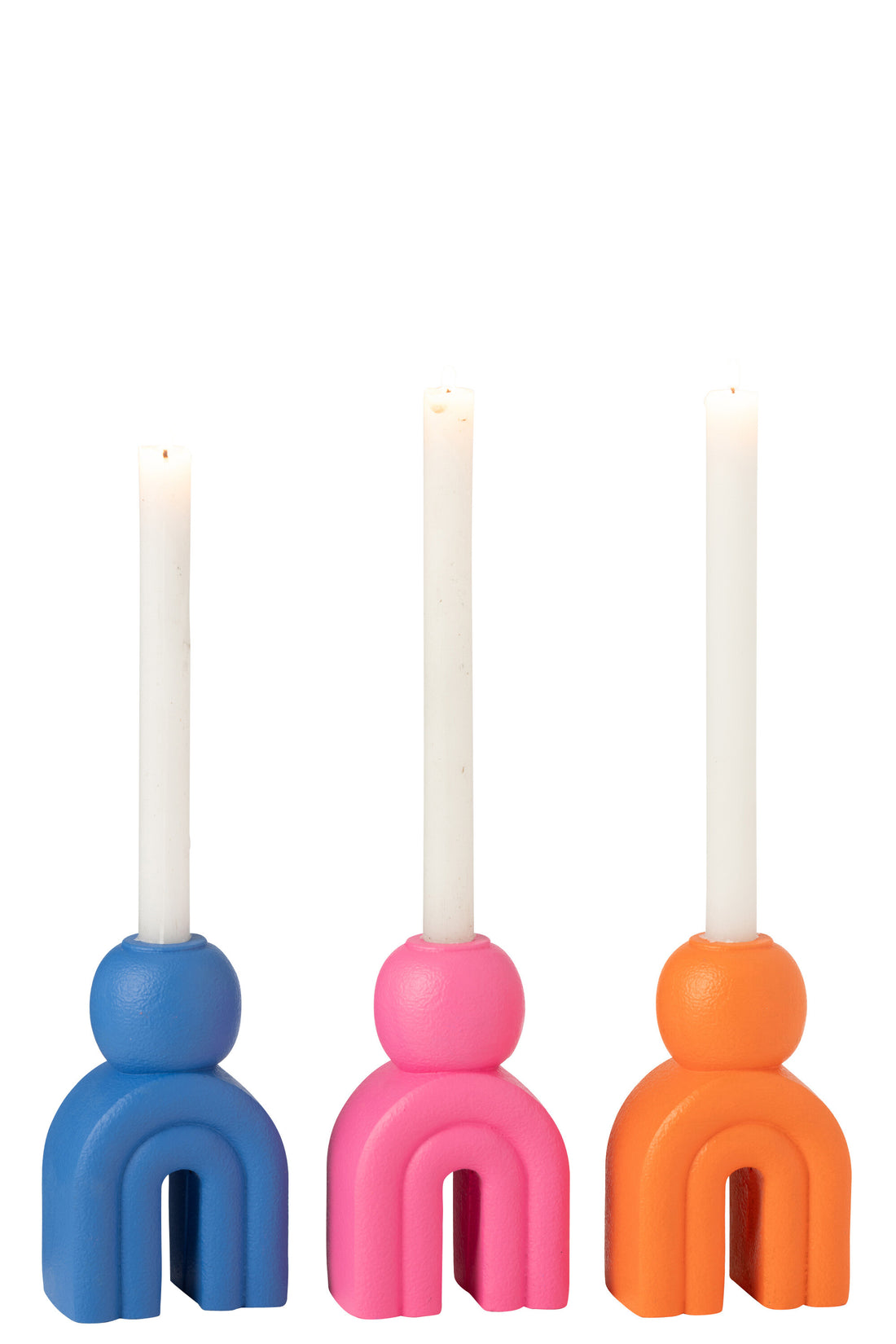 Kaarsenhouder Modern Cement Mix Assortiment Van 3