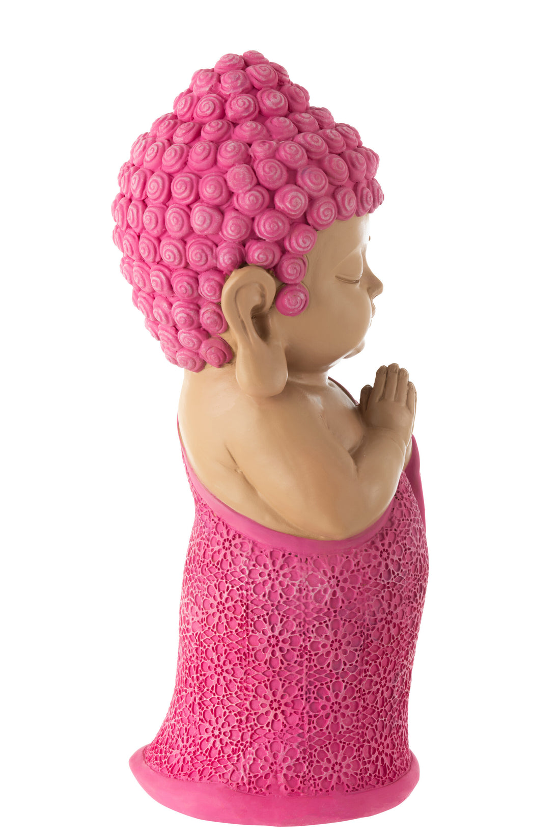 Monnik die bidt Hars Roze