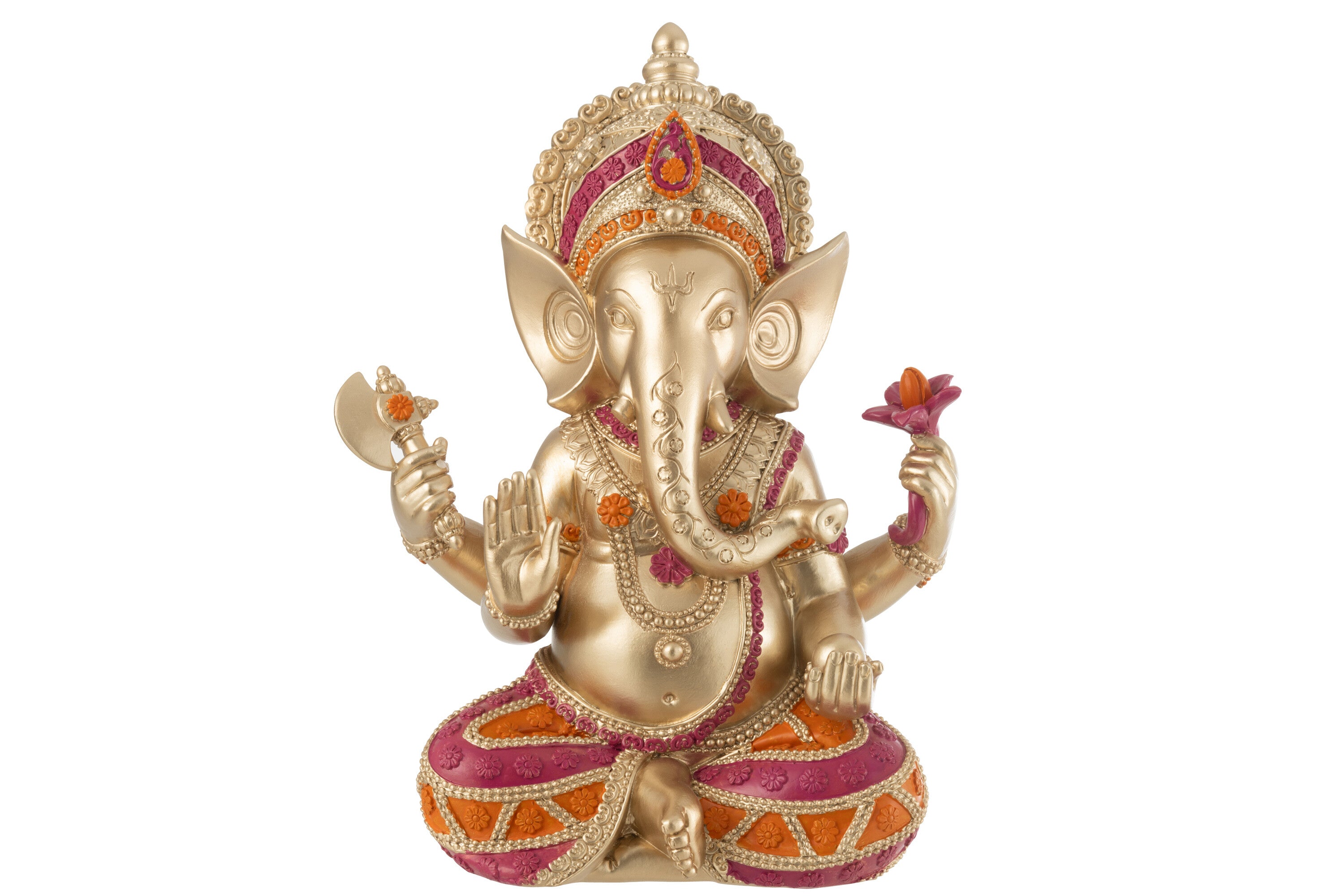 Ganesha Zittend Hars Mix Groot