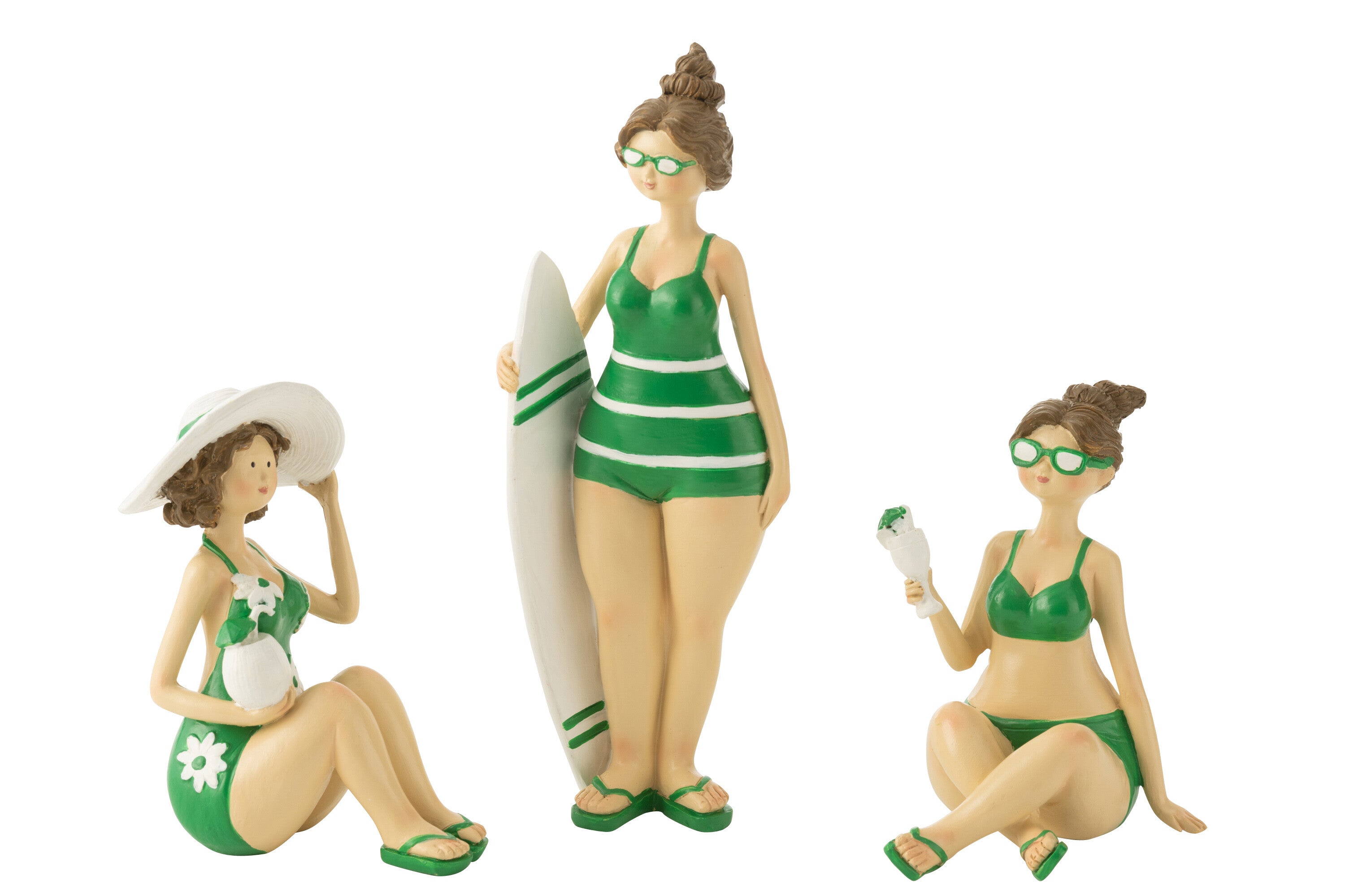Stranddames Hars Groen Assortiment Van 3