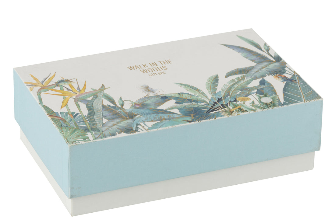 Cadeauset Kaars + Diffuser Wandeling in het Bos Blauw