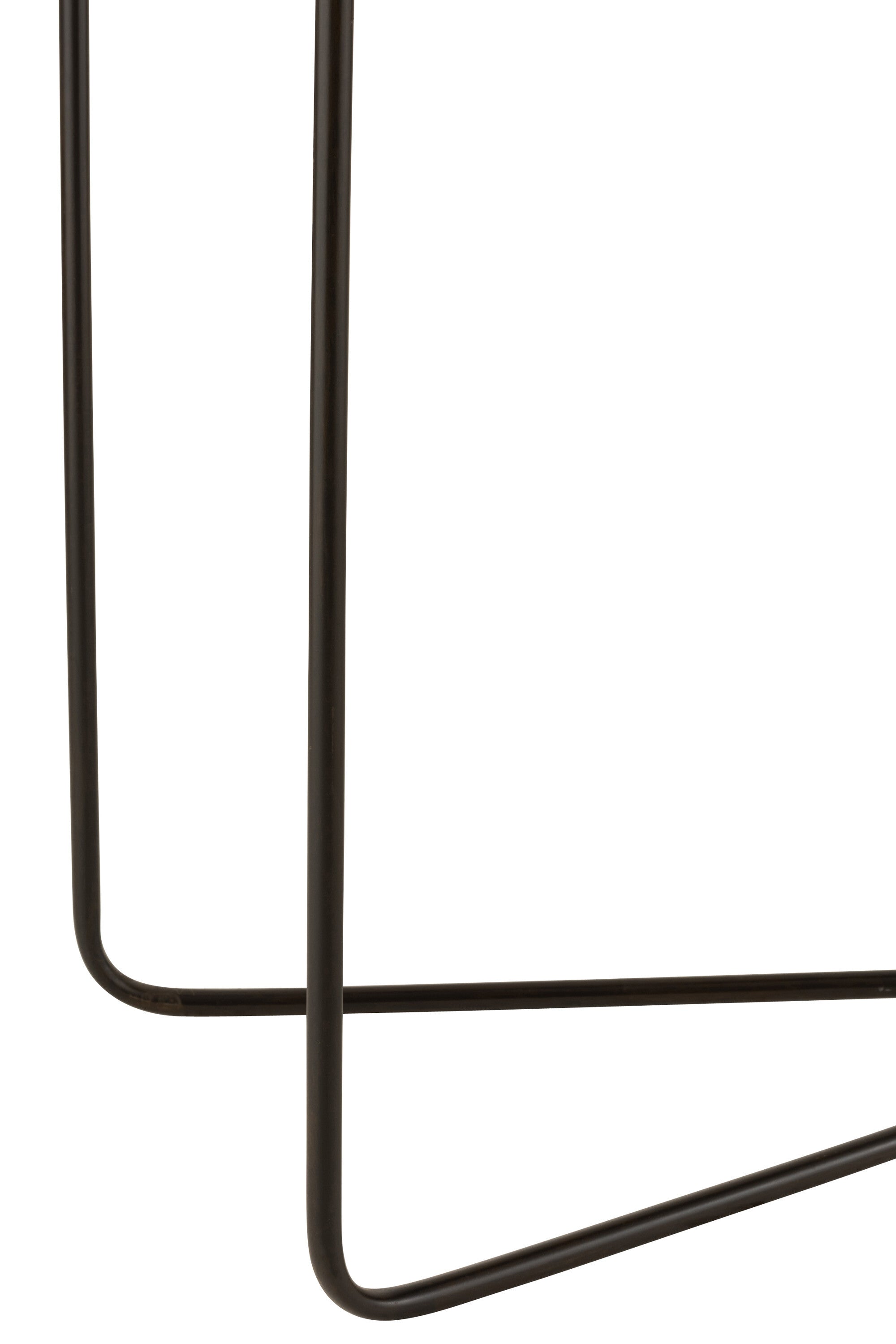 Console Rechthoekig Kruisframe Metaal Zwart