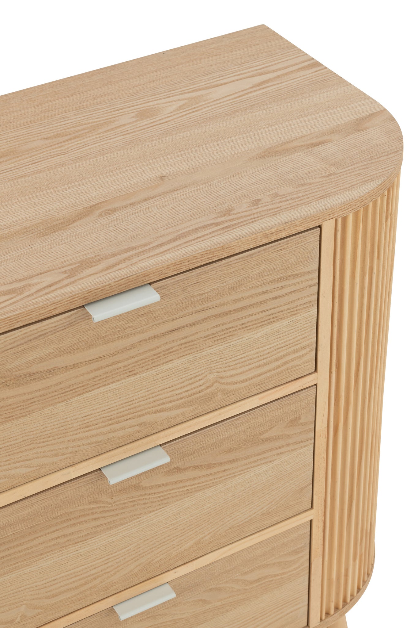 Kast Afgerond MDF/Dennenhout Natuurlijk Groot
