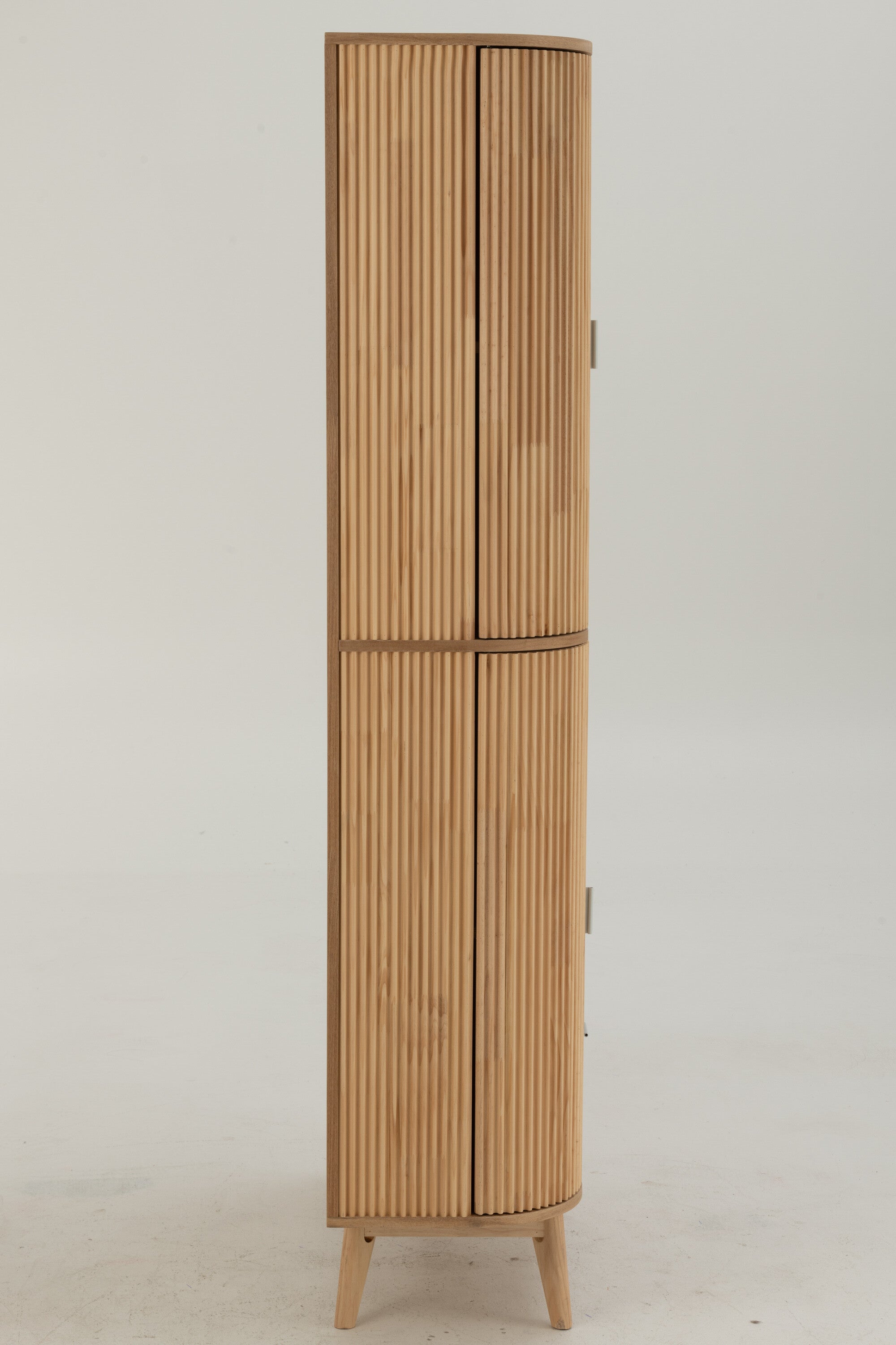 Plank Afgerond Mdf/Dennenhout Natuurlijk