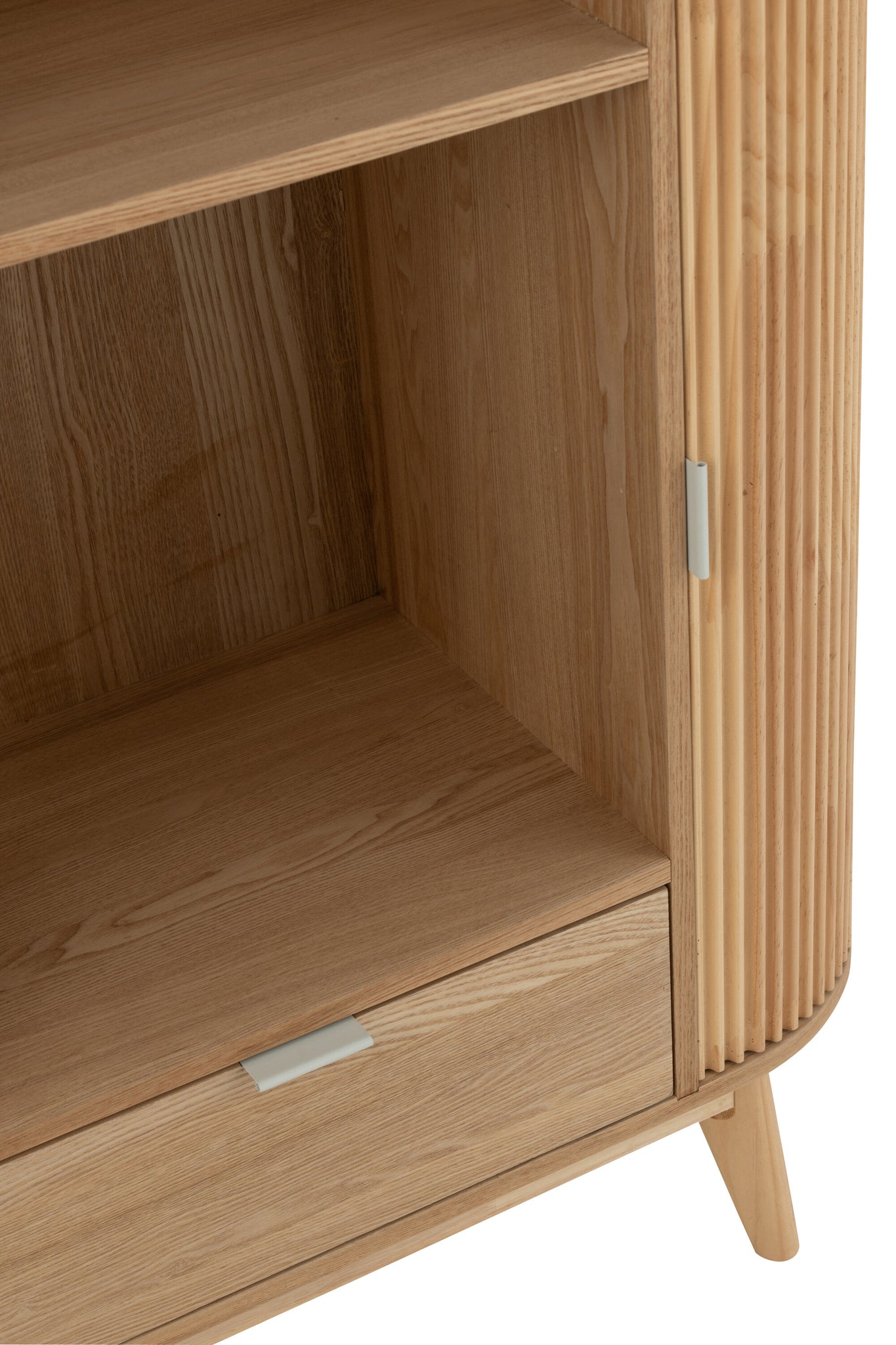 Plank Afgerond Mdf/Dennenhout Natuurlijk