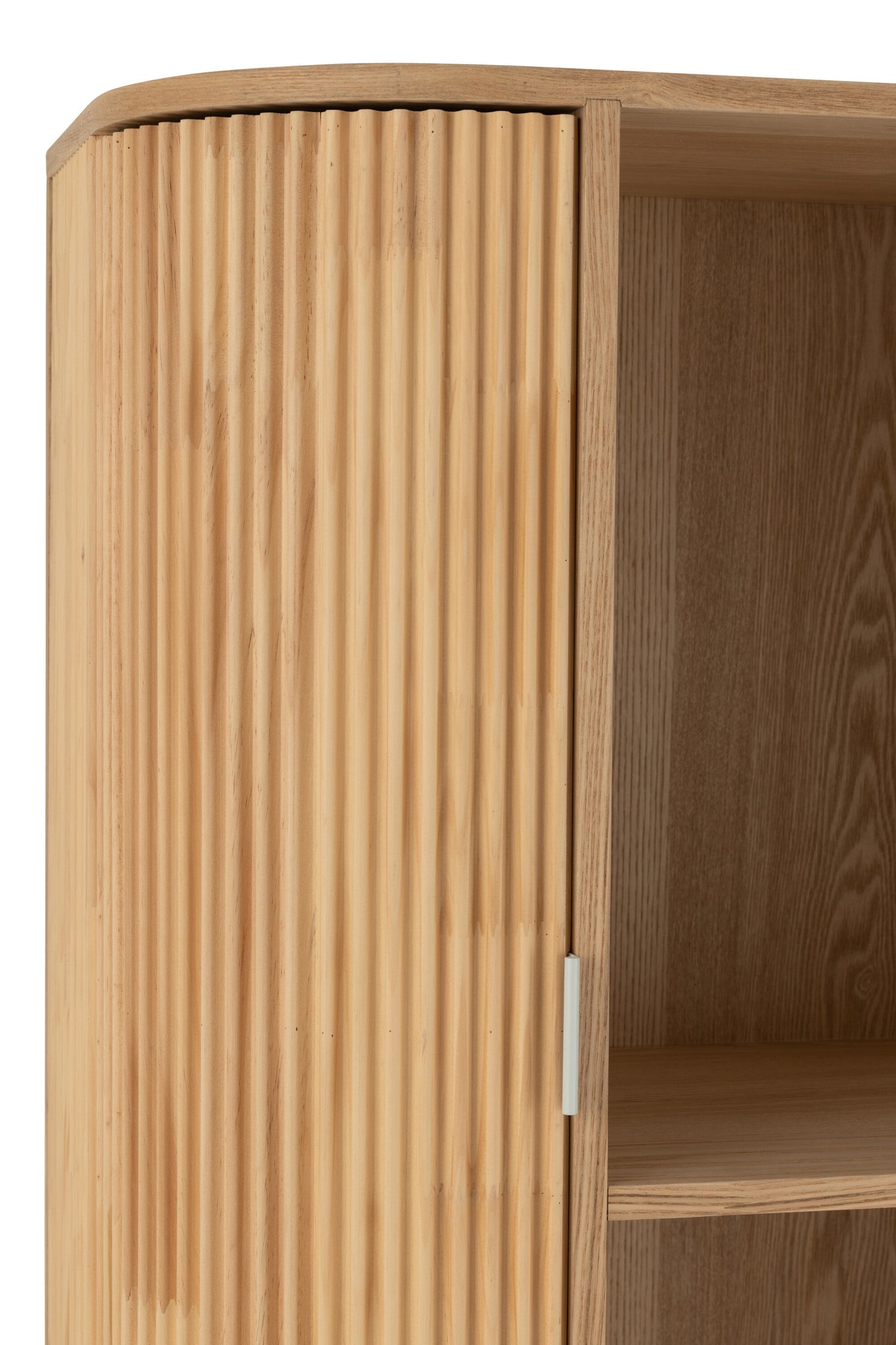 Plank Afgerond Mdf/Dennenhout Natuurlijk