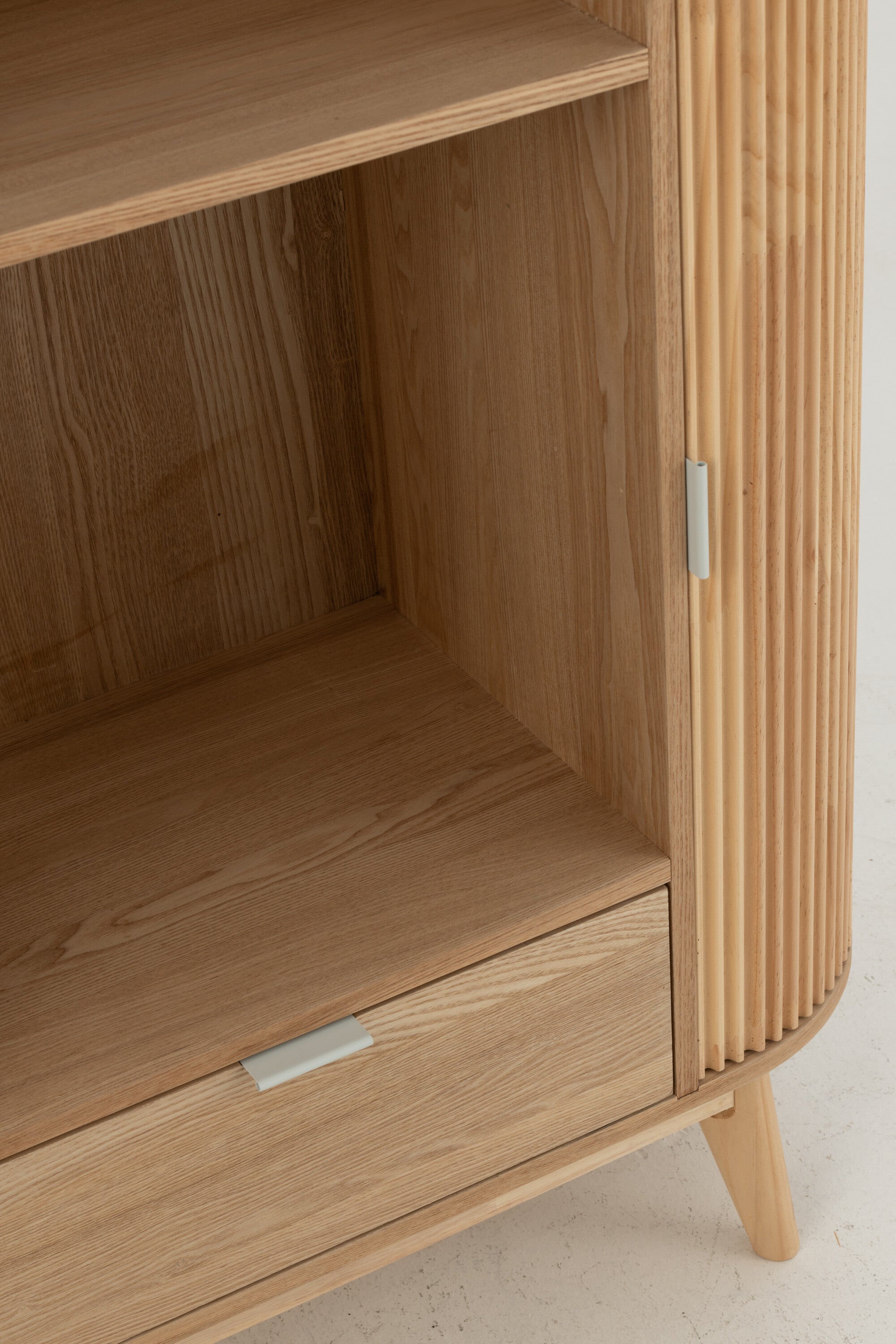 Plank Afgerond Mdf/Dennenhout Natuurlijk