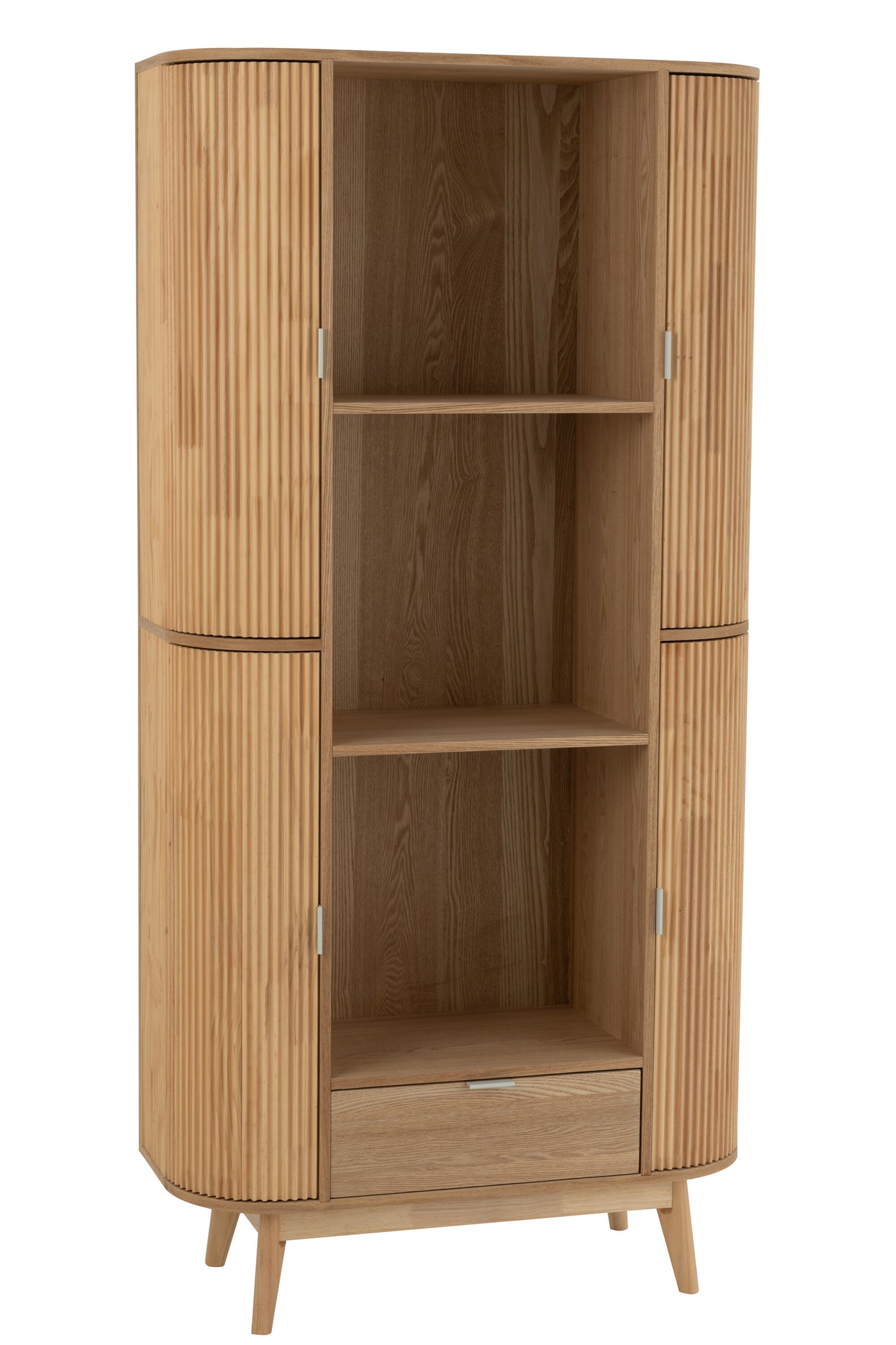 Plank Afgerond Mdf/Dennenhout Natuurlijk