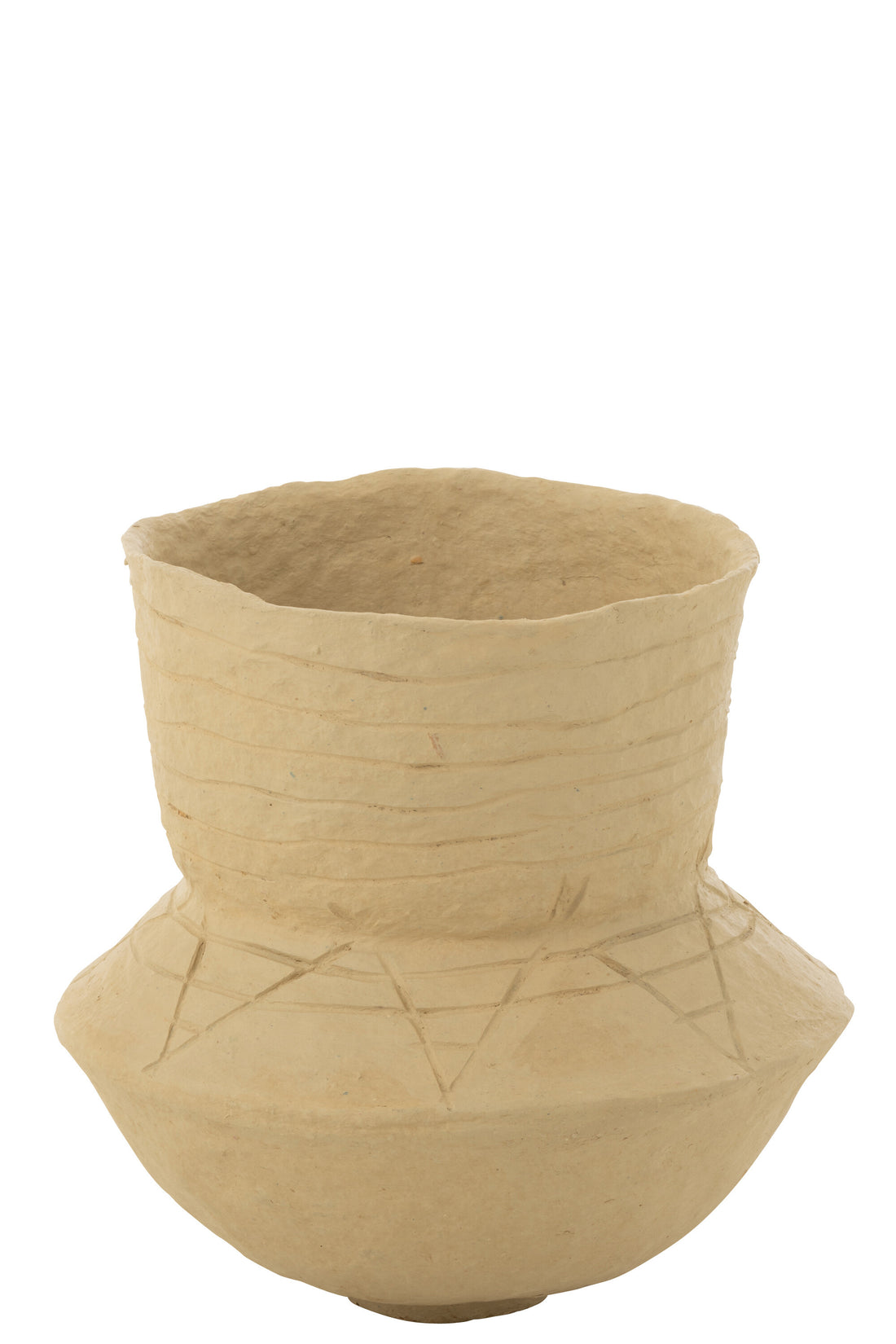 Pot Veda Papier-maché Natuurlijk