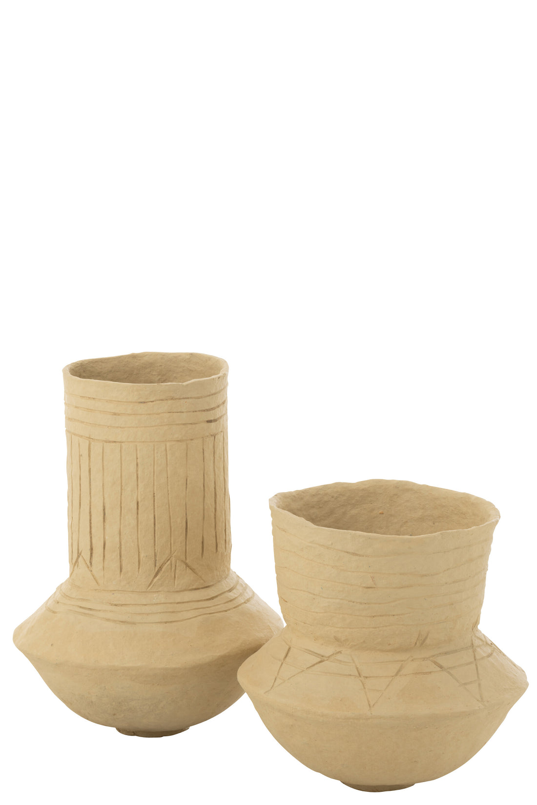 Pot Gada Papier-maché Natuurlijk