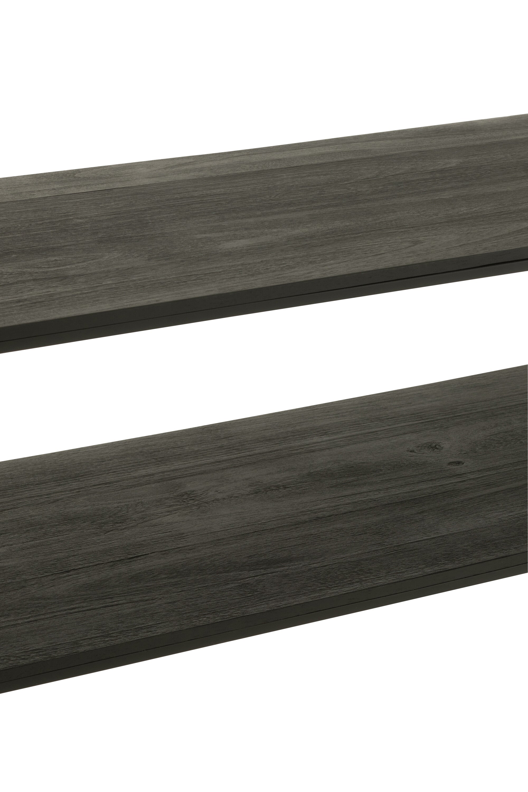 Console Rechthoekig Gerecycled Hout/Metaal Zwart