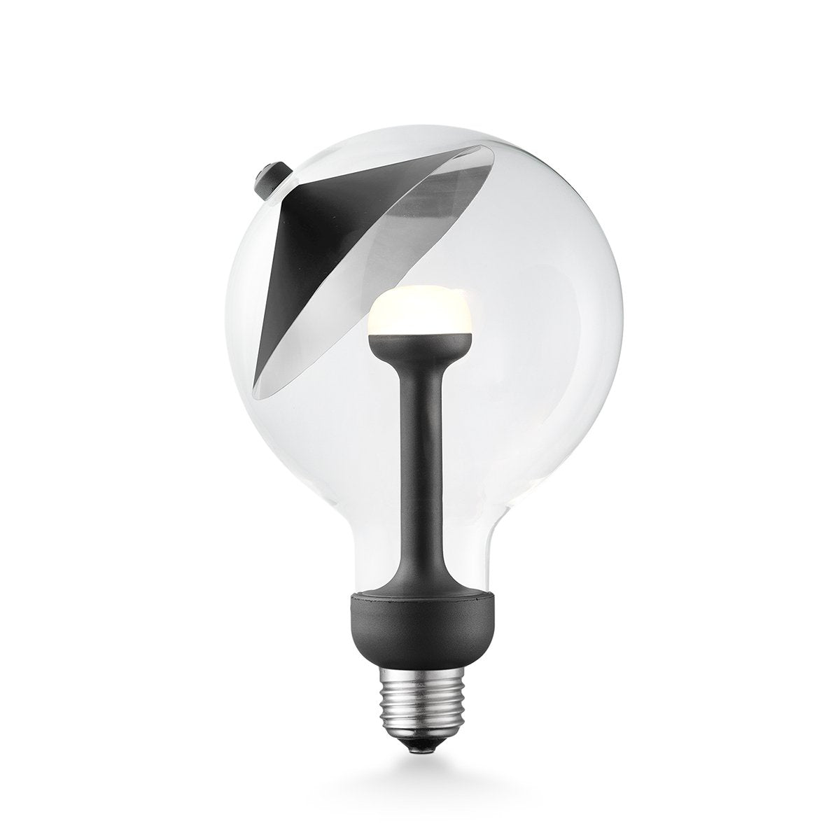 dimbare LED lamp Cone zwart-zilver G120 E27 5W 400Lm